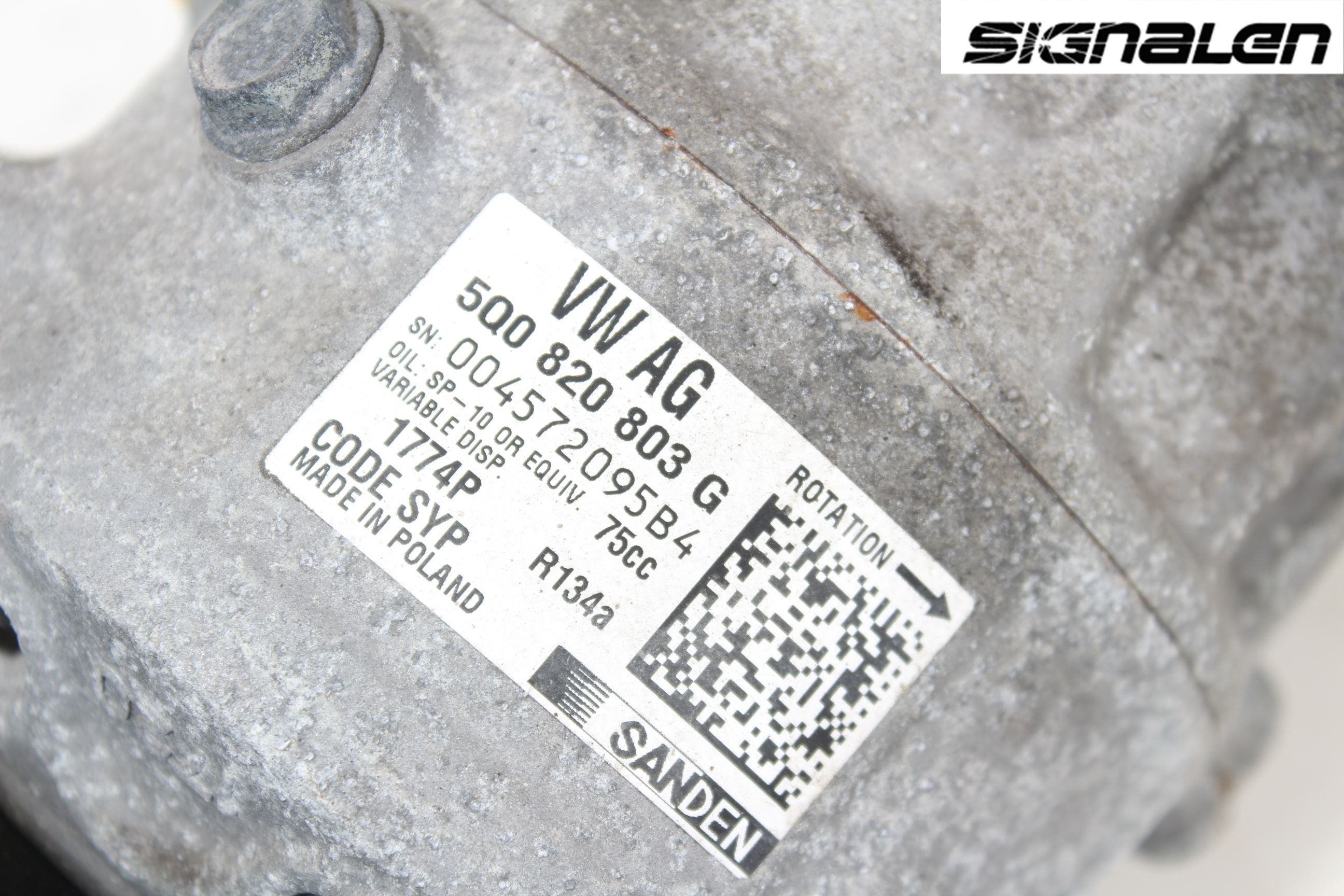 Skoda FABIA 15-21 Varme Ac Kompressor