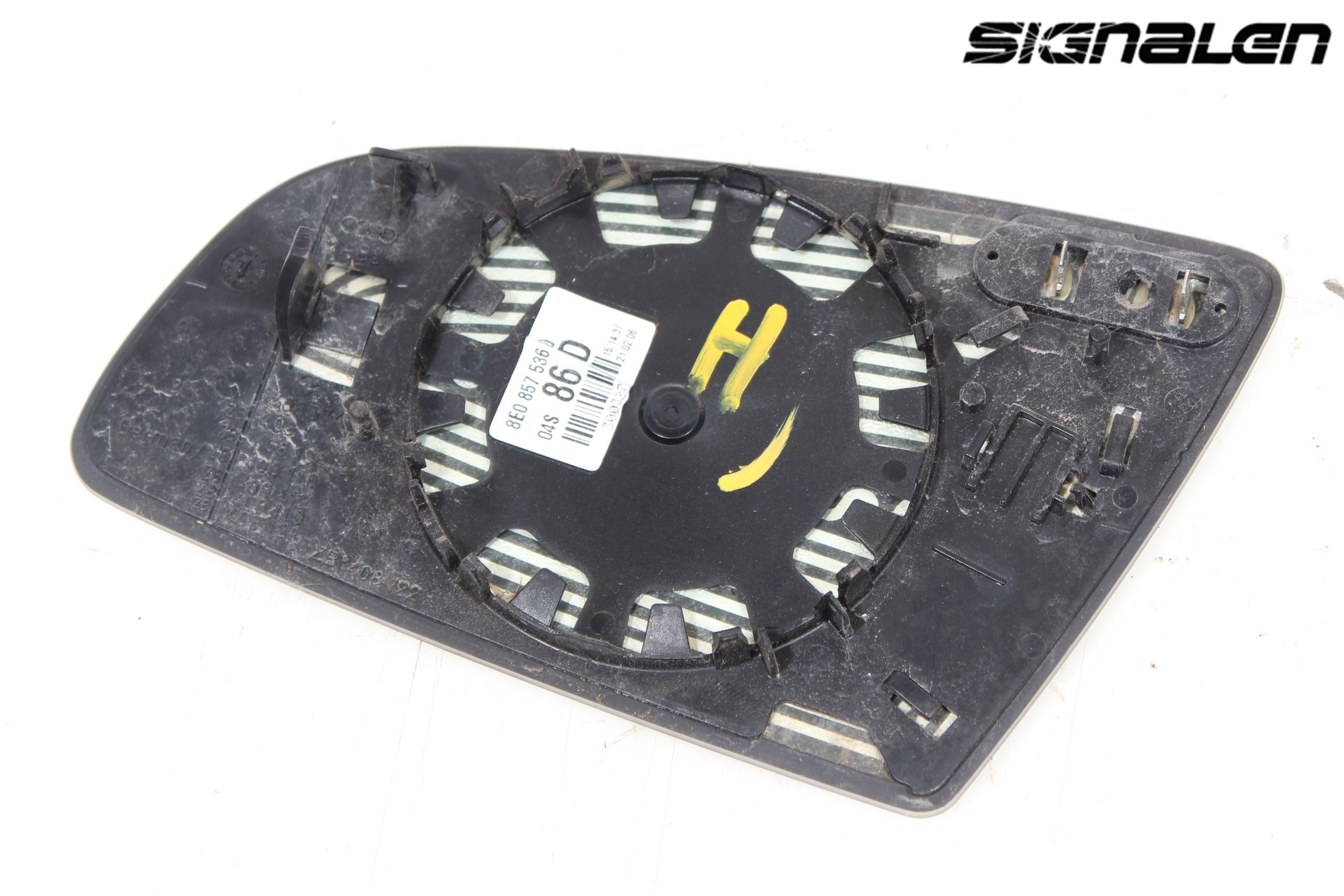 Audi A4/S4 05-07 Speil Glass H