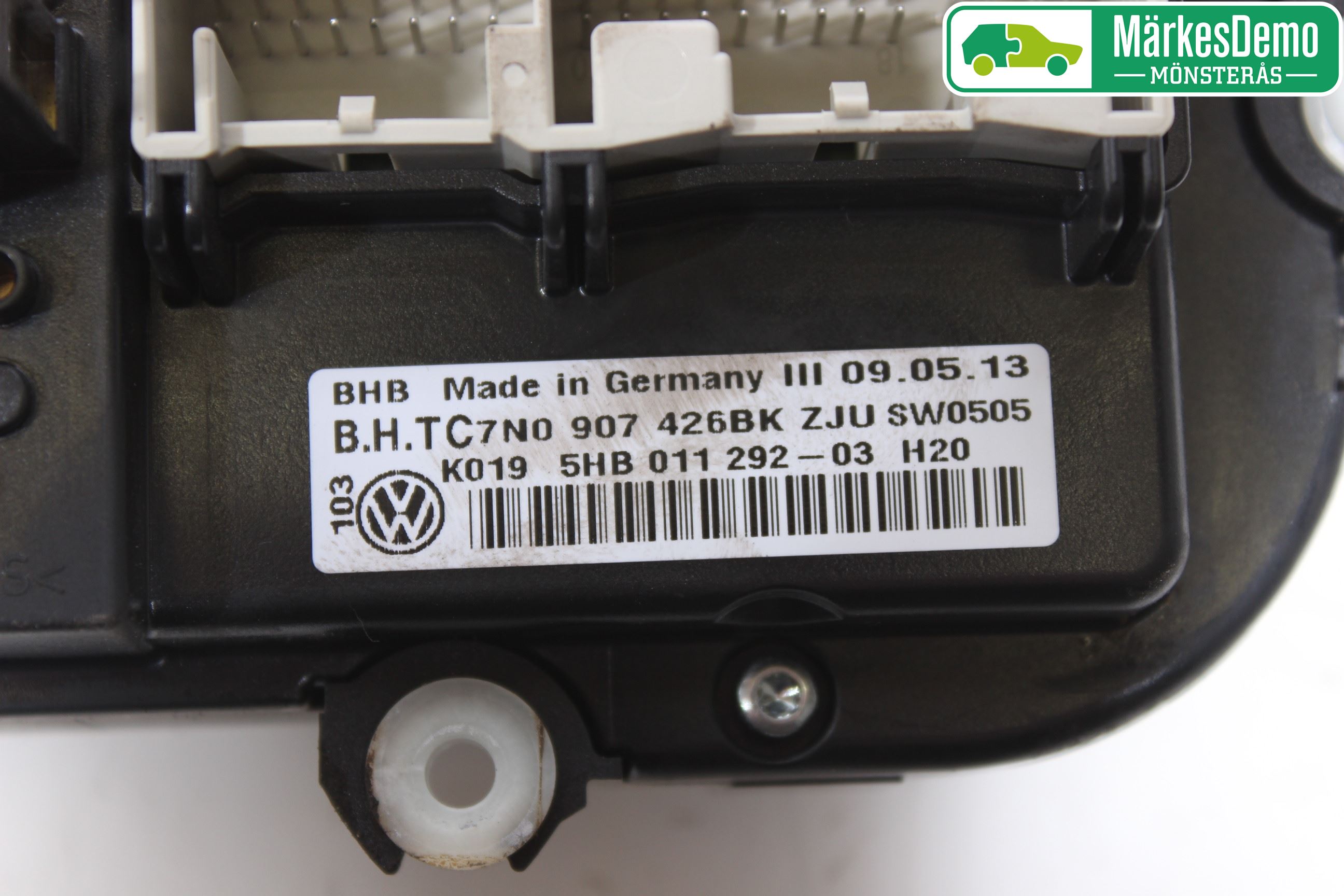 Volkswagen VW CADDY 11-15 Varme Ac Betjening-Display