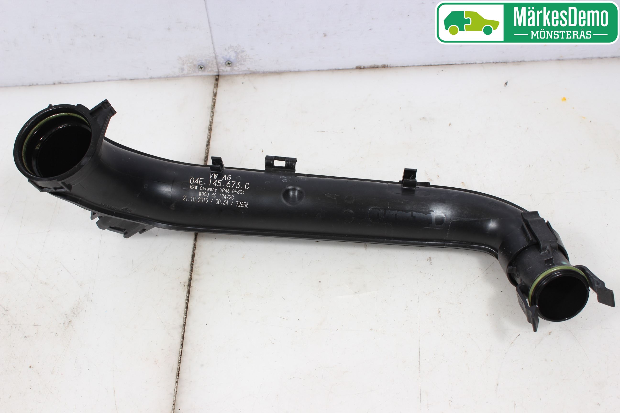 Volkswagen VW GOLF / E-GOLF VII 13-20 Intercooler Rør-Slange