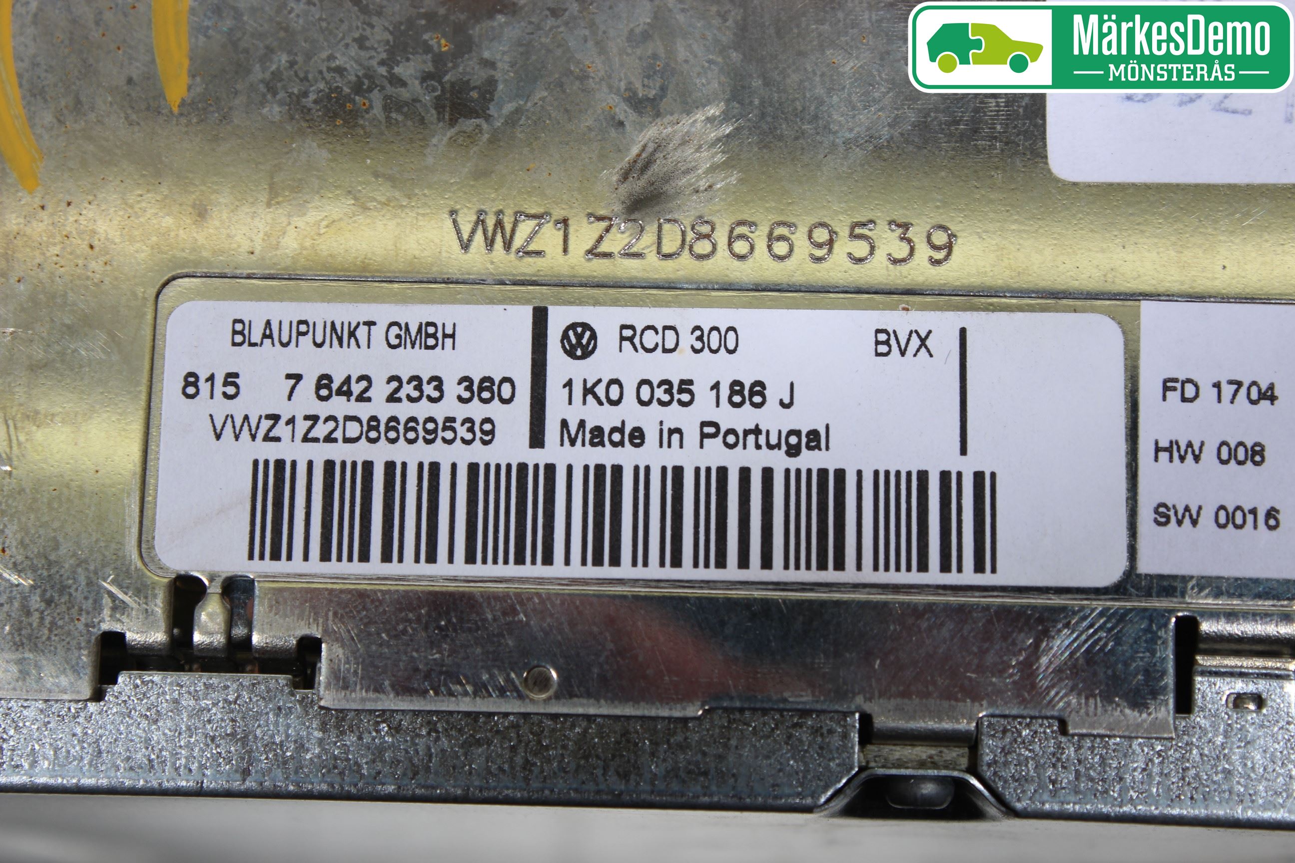 Volkswagen VW GOLF V 04-09 Stereo Radio