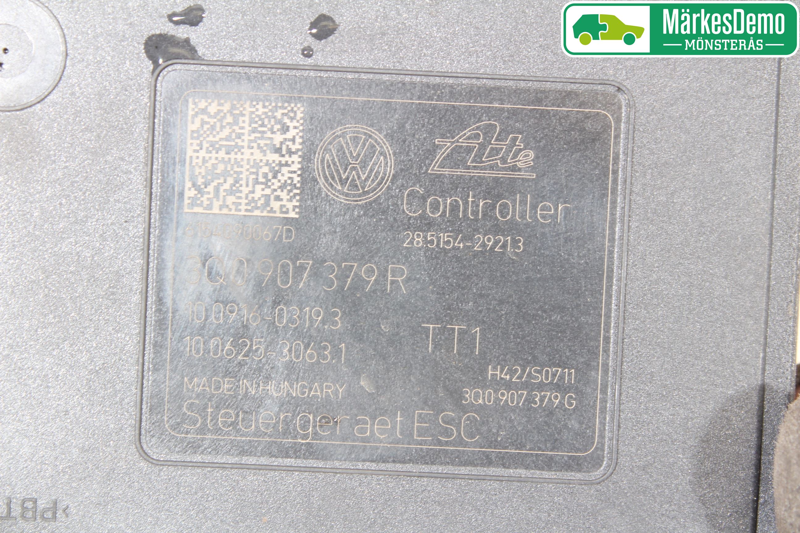 Volkswagen VW PASSAT 15-19 Abs Hydraulikkaggregat