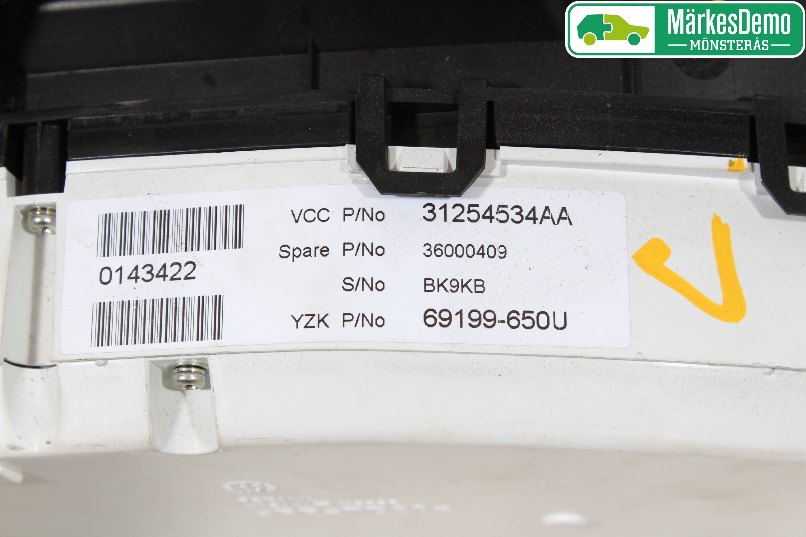 Volvo V70 08-13 Instr Kombinert