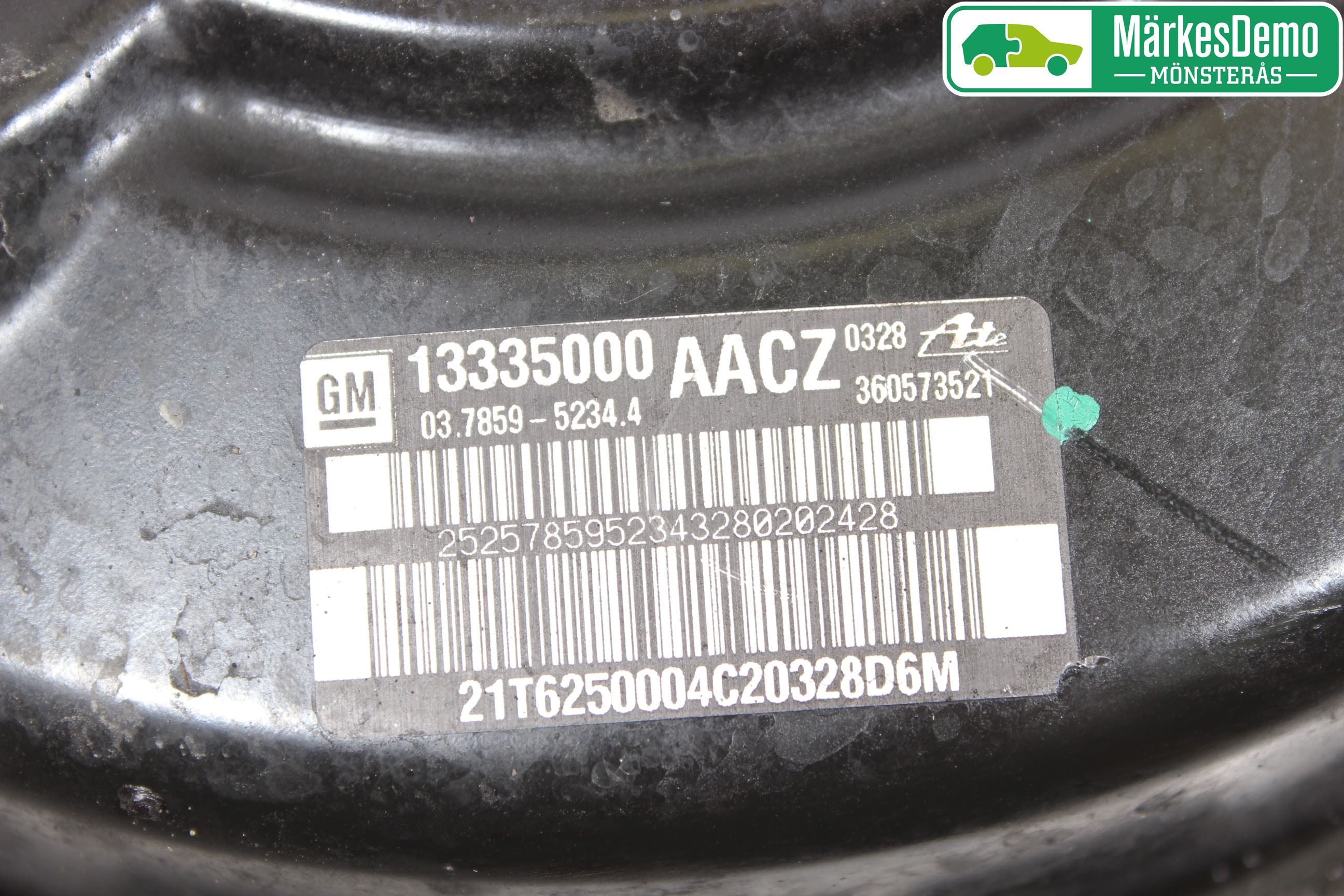 Saab 9-5 10-12 Bremseservo