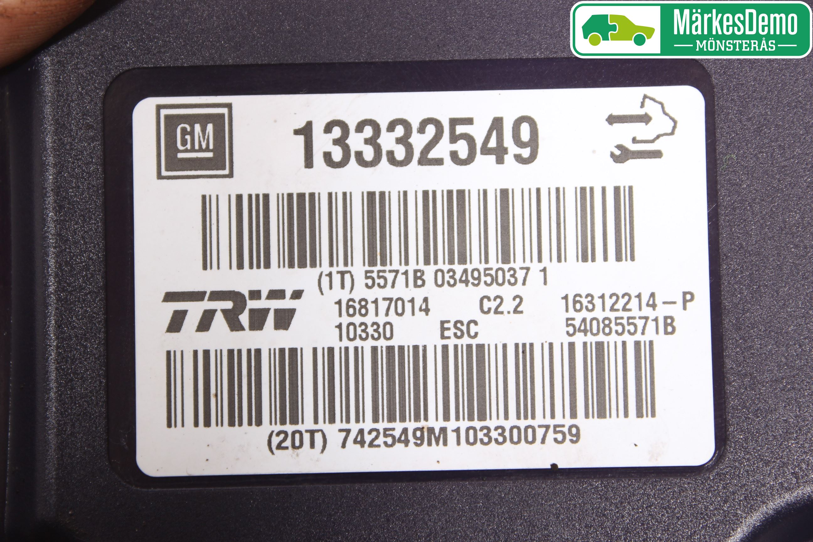 Saab 9-5 10-12 Abs Hydraulikkaggregat