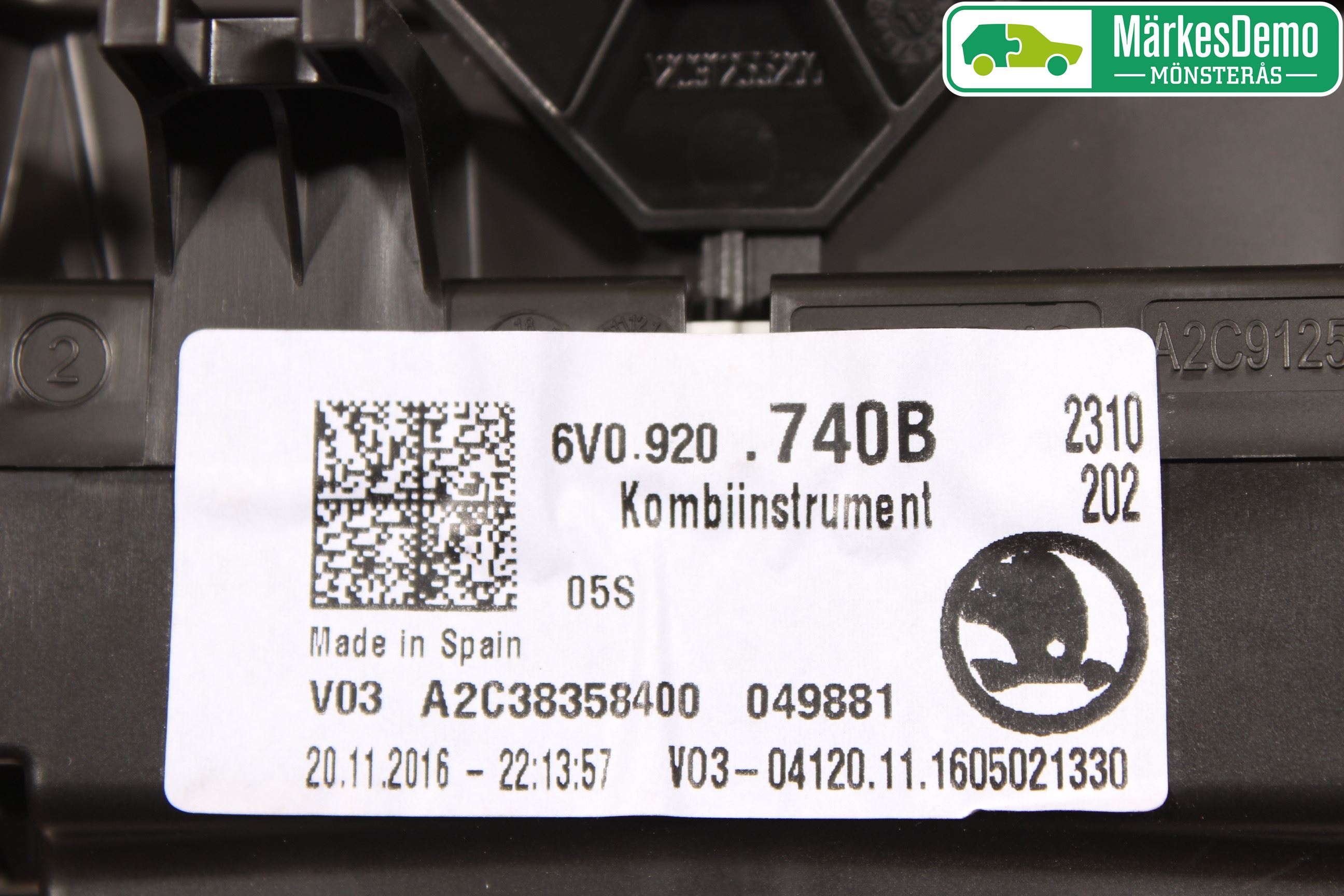 Skoda FABIA 15-21 Instr Kombinert
