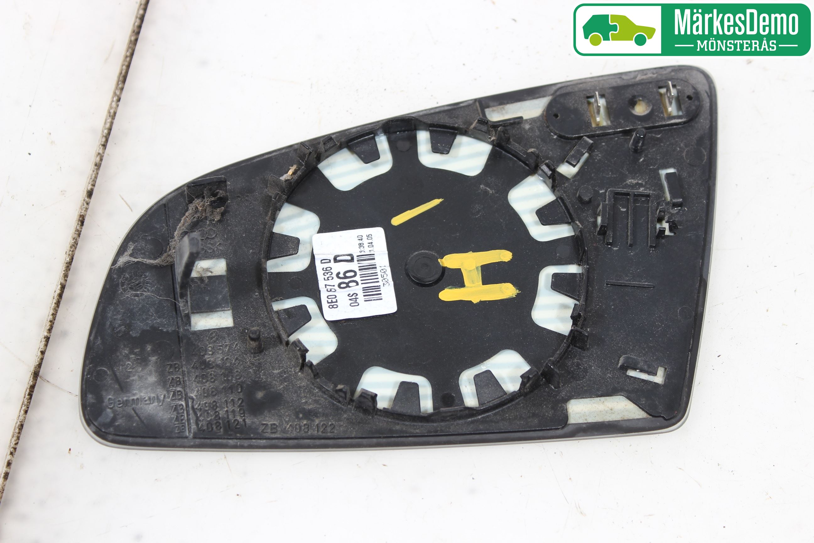 Audi A4/S4 05-07 Speil Glass H