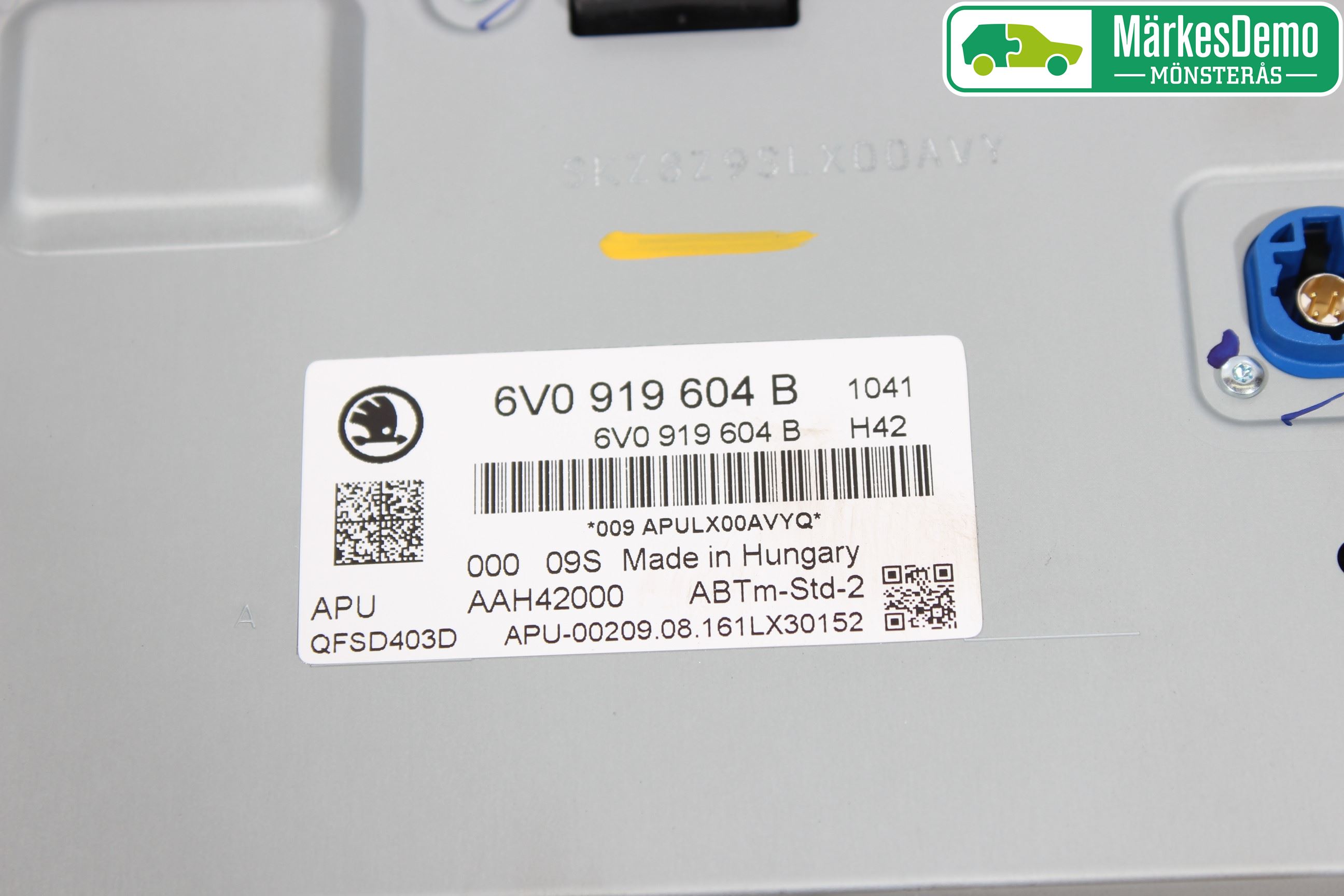 Skoda FABIA 15-21 Stereo Radio
