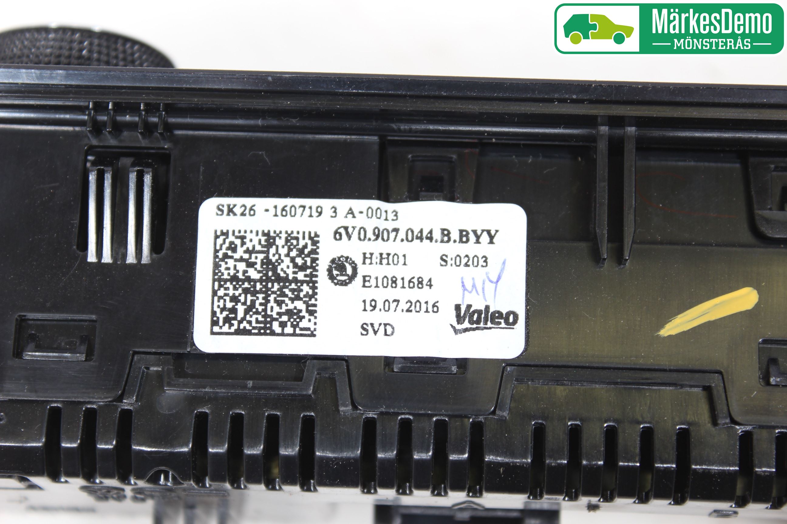 Skoda FABIA 15-21 Varme Ac Betjening-Display