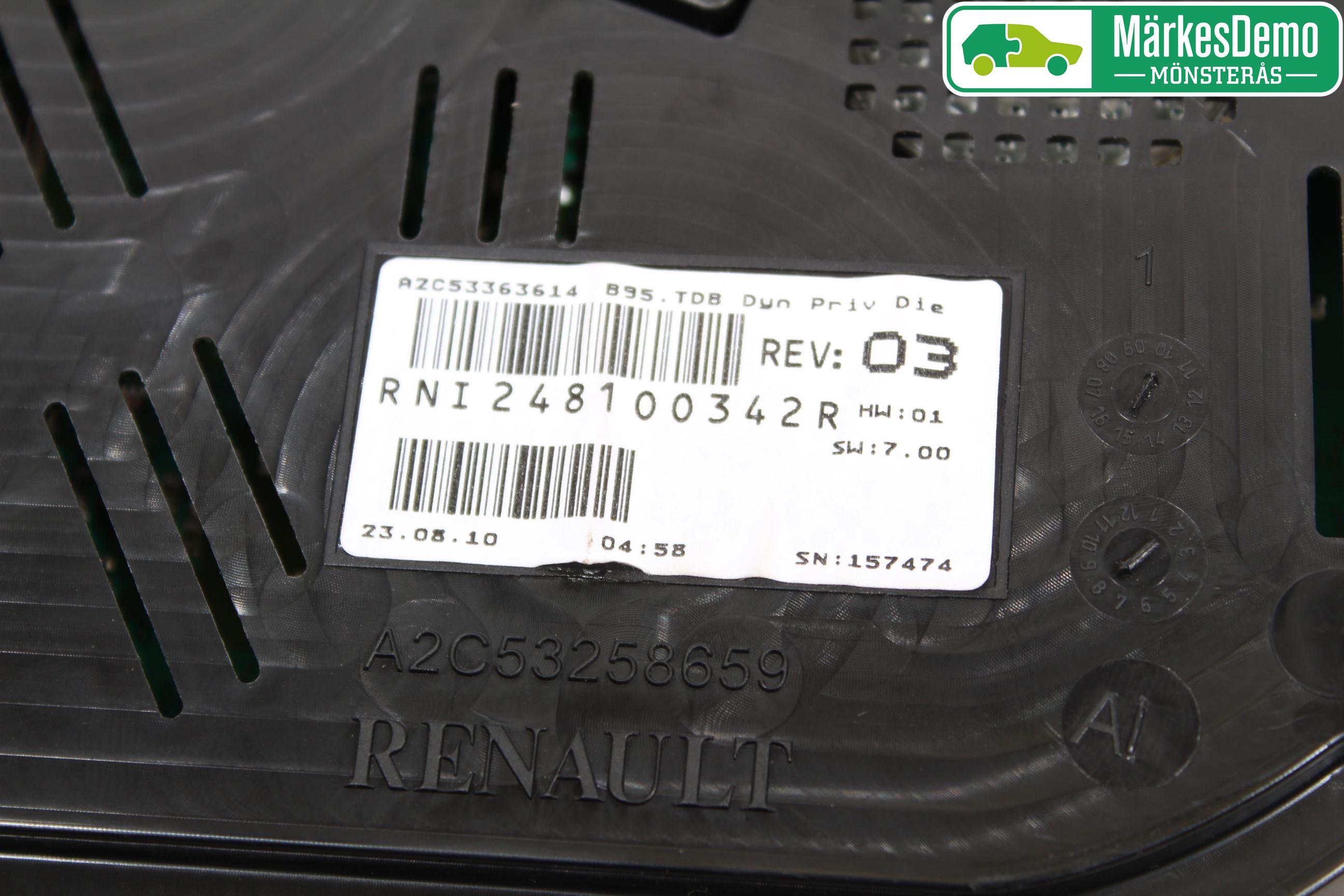 Renault MEGANE III 09-15 Instr Kombinert
