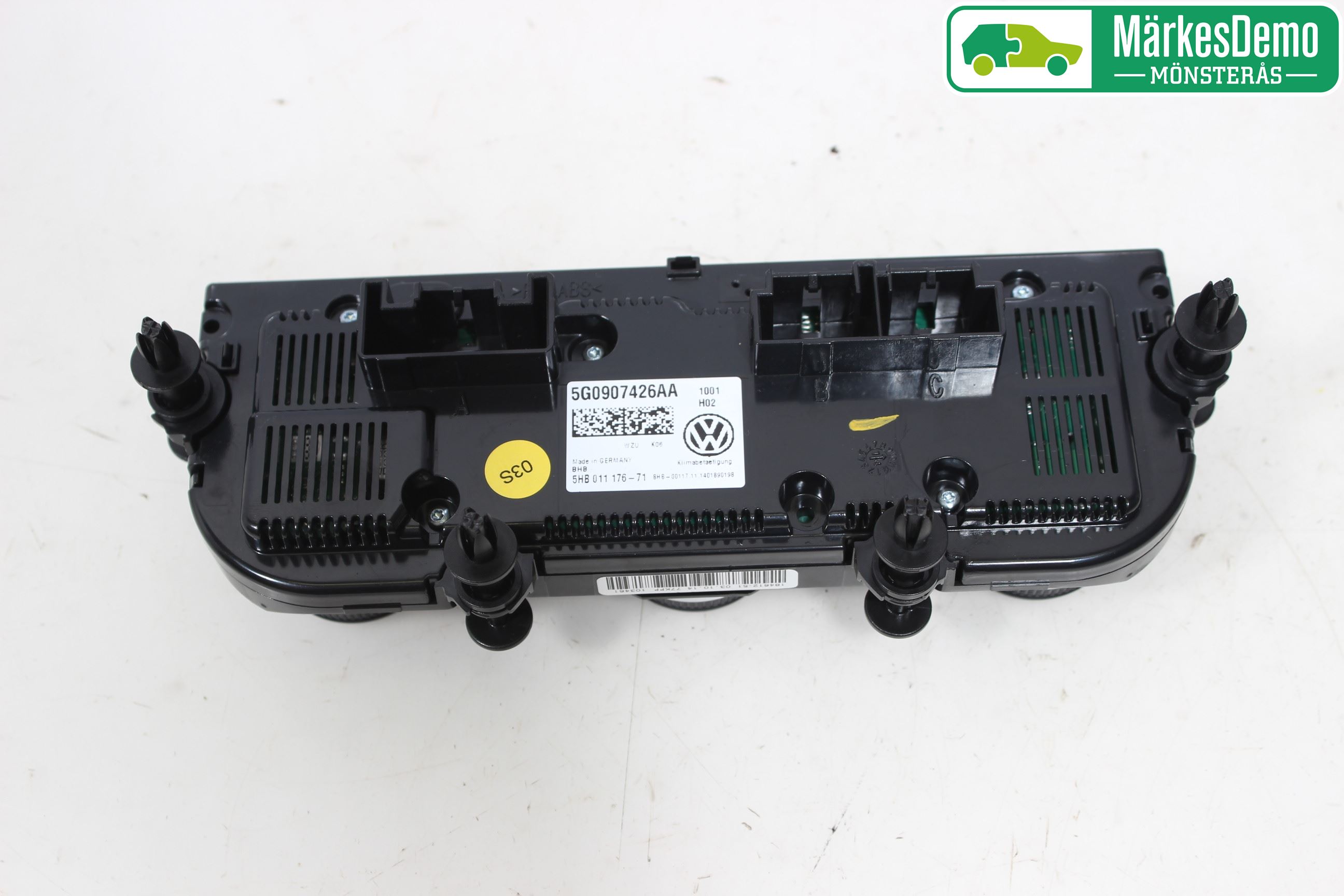 Volkswagen VW GOLF / E-GOLF VII 13-20 Varme Ac Betjening-Display