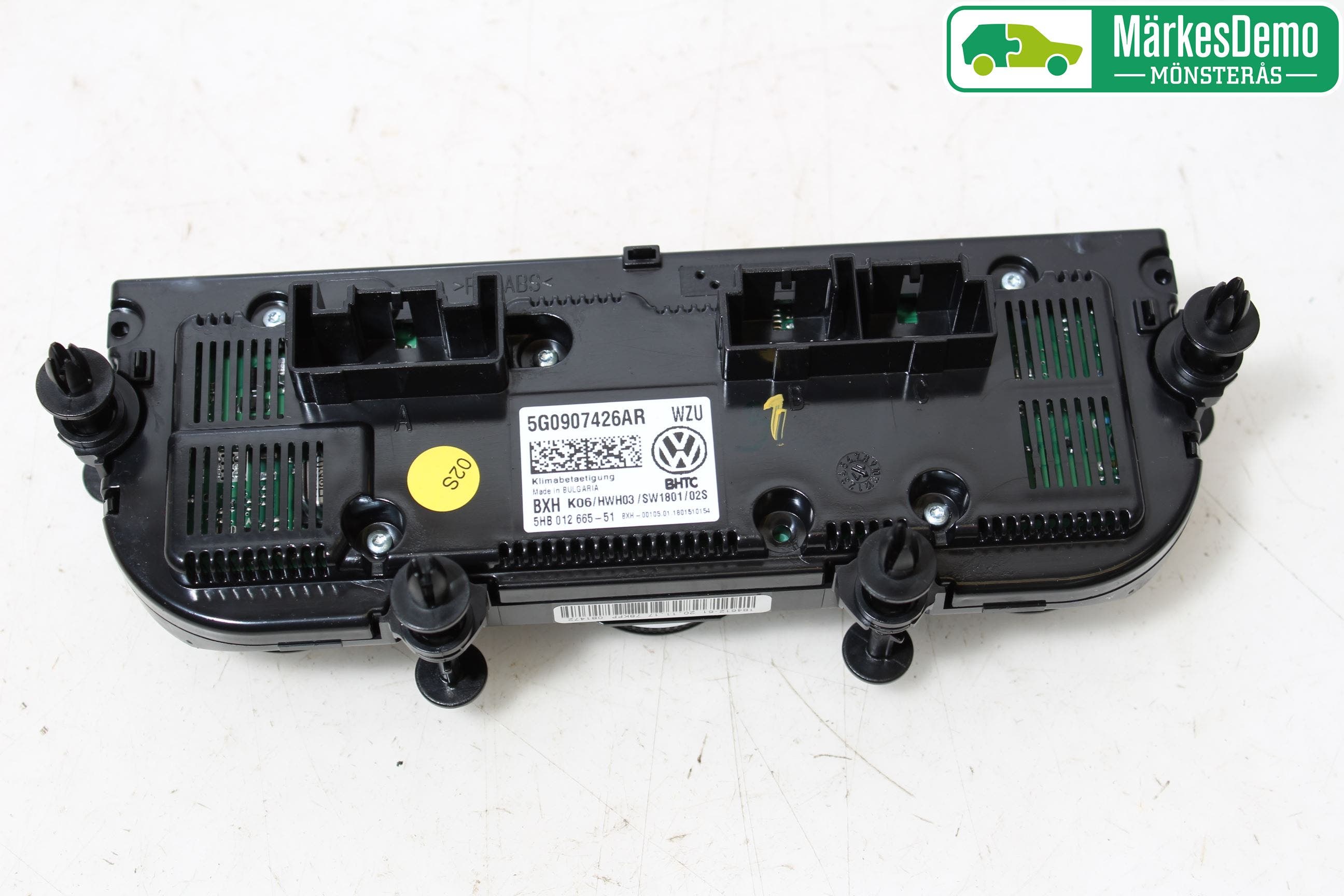 Volkswagen VW GOLF / E-GOLF VII 13-20 Varme Ac Betjening-Display