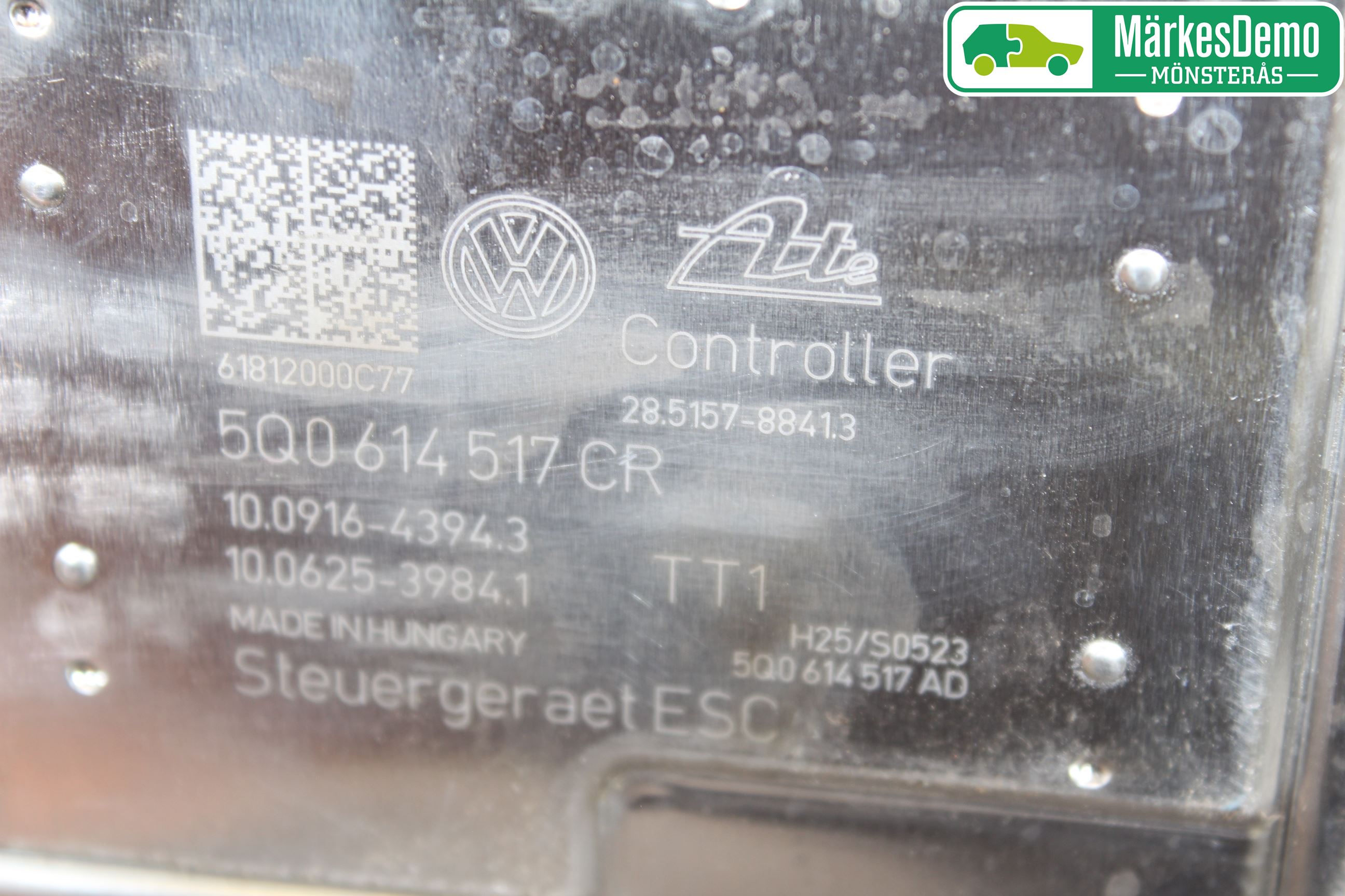 Volkswagen VW GOLF / E-GOLF VII 13-20 Abs Hydraulikkaggregat