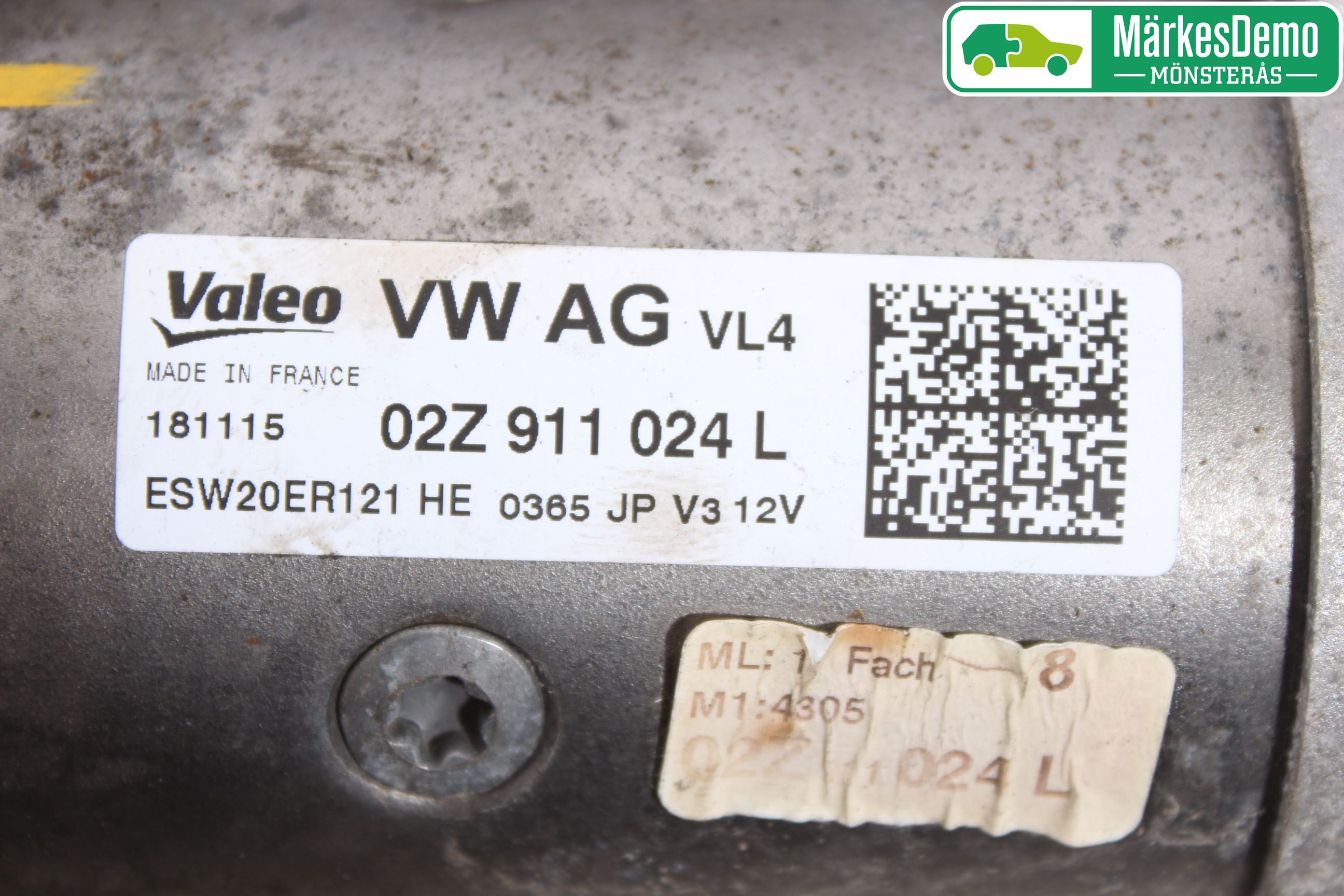 Volkswagen VW GOLF / E-GOLF VII 13-20 Startmotor Diesel
