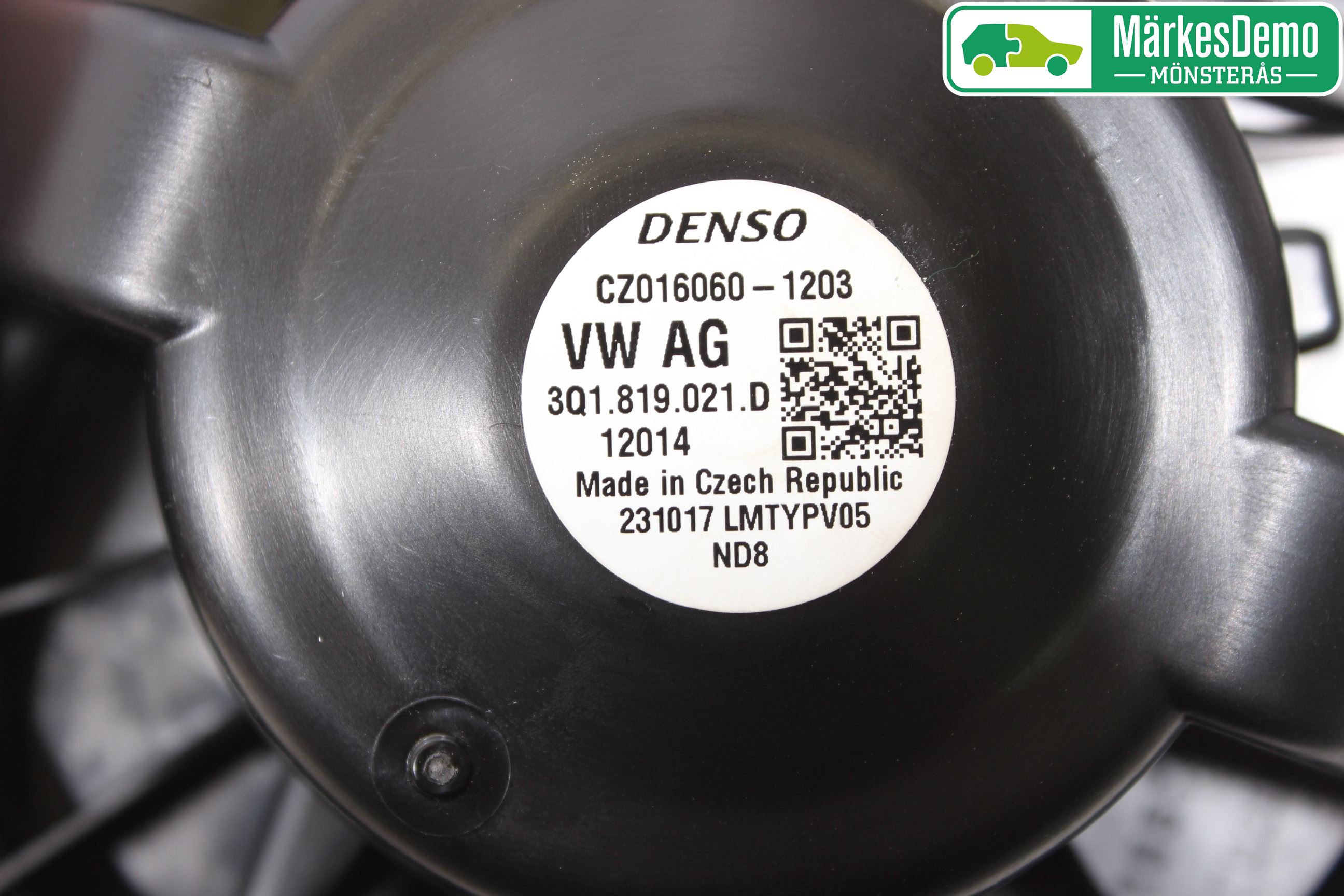 Volkswagen VW PASSAT 15-19 Varmeapparat Viftemotor