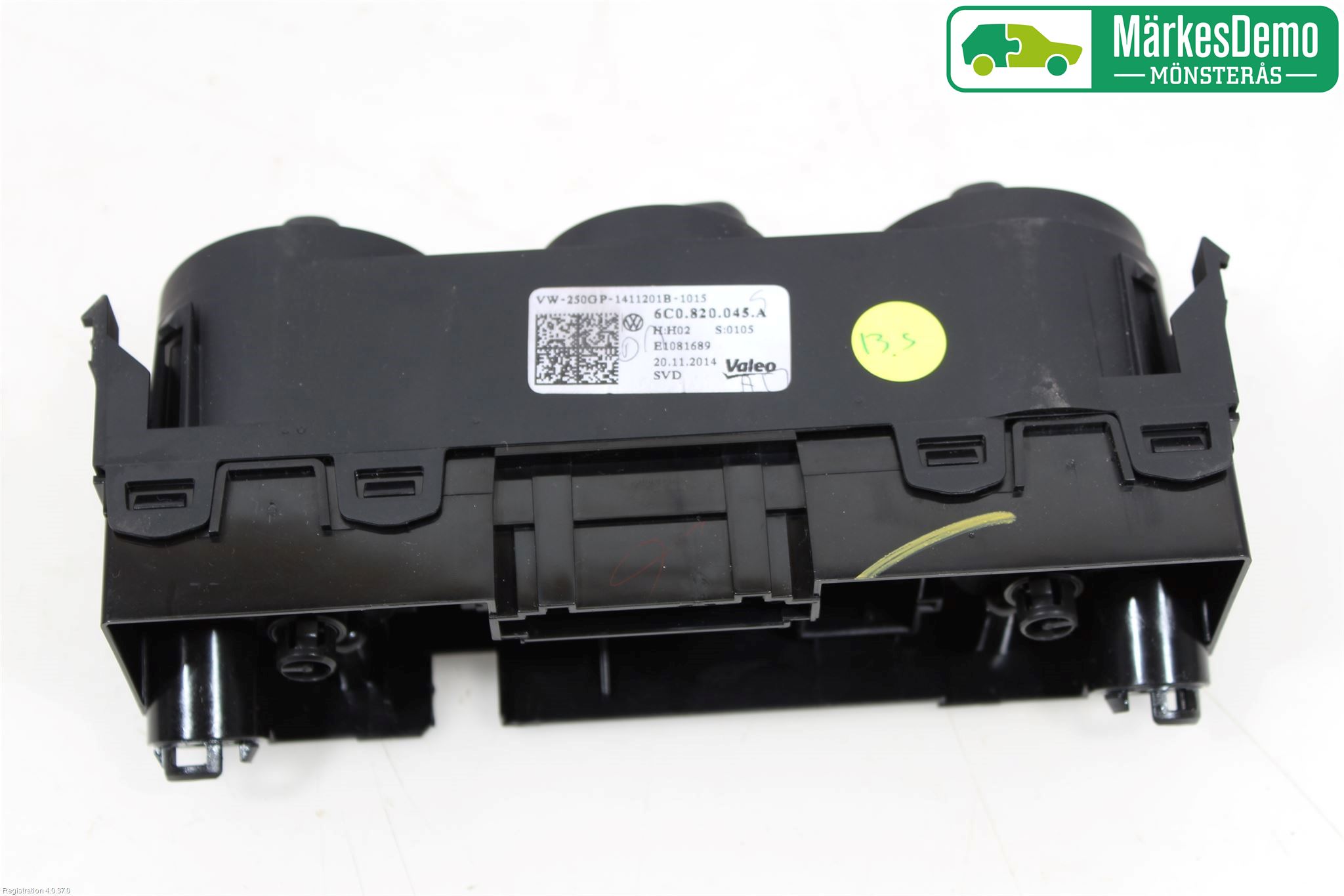 Volkswagen VW POLO 10-17 Varme Ac Betjening-Display