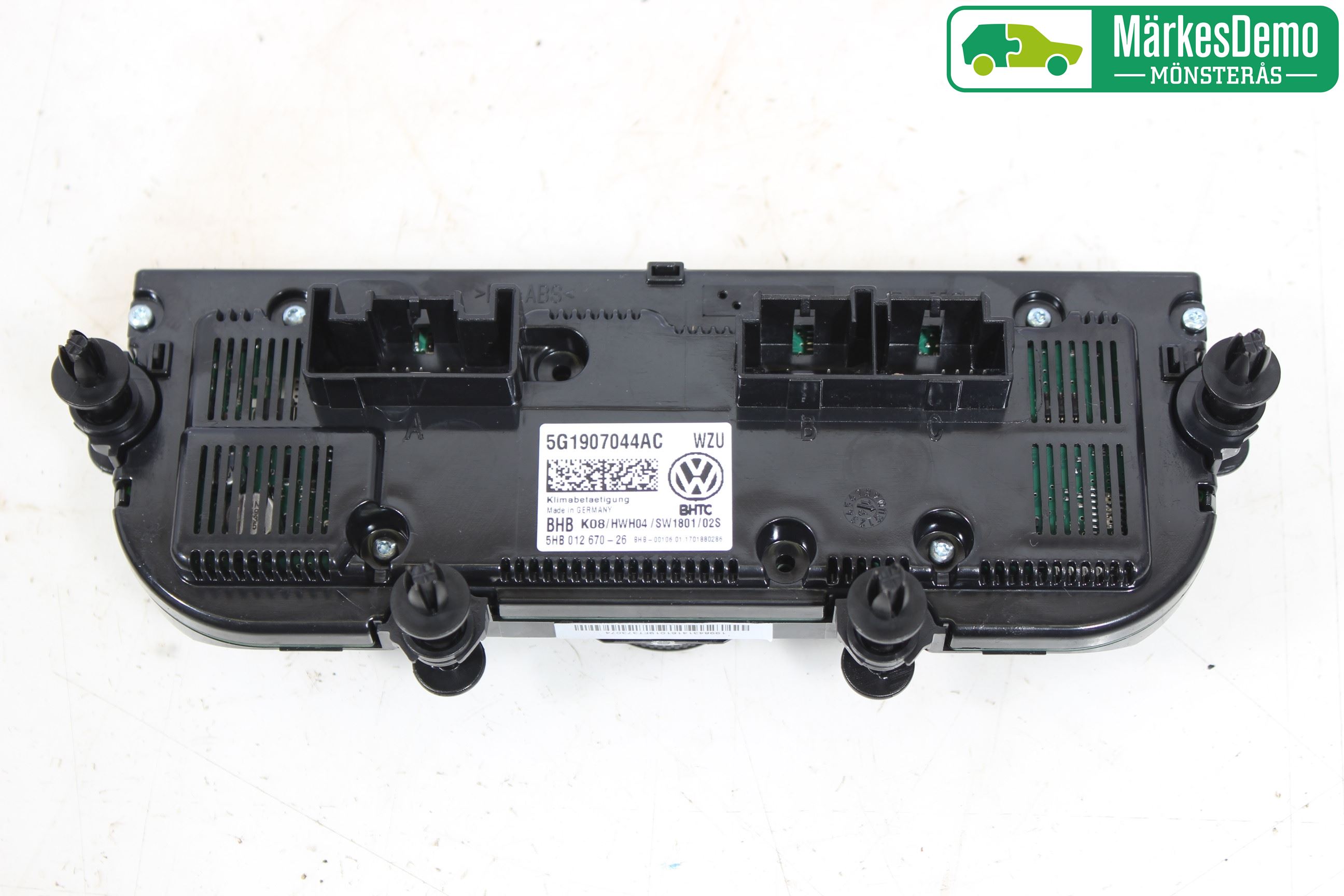 Volkswagen VW GOLF / E-GOLF VII 13-20 Varme Ac Betjening-Display