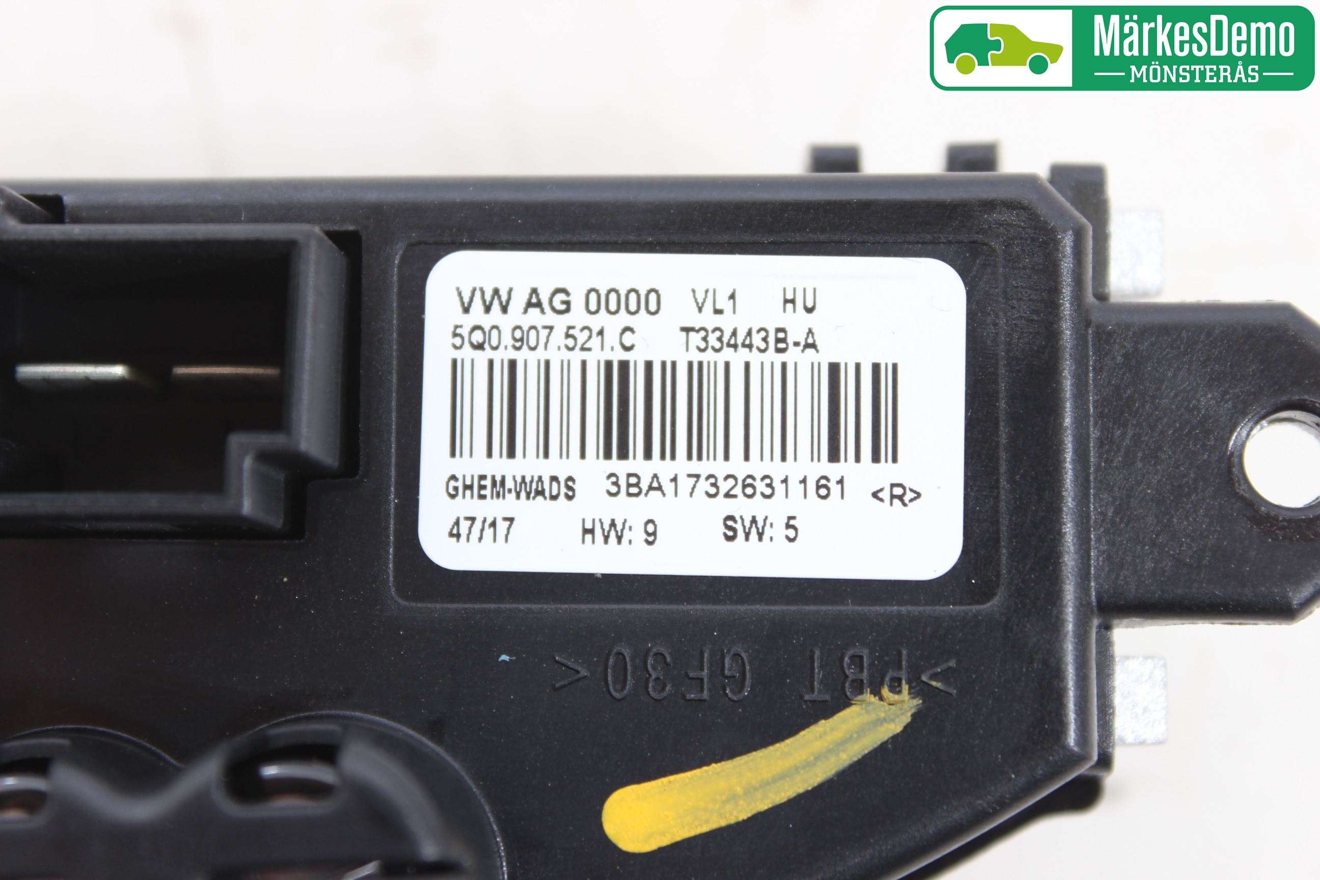 Volkswagen VW PASSAT 15-19 Varmeapparat Viftemotstand
