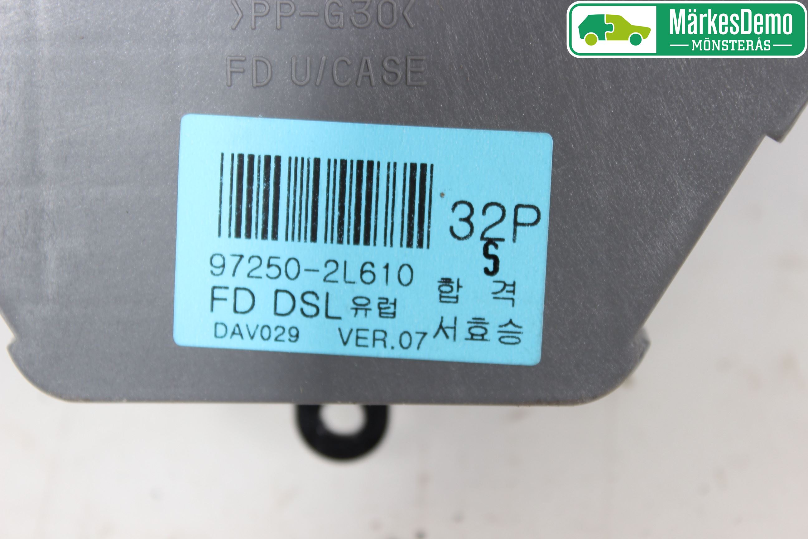 Hyundai i30 FD 07-12 Varme Ac Betjening-Display
