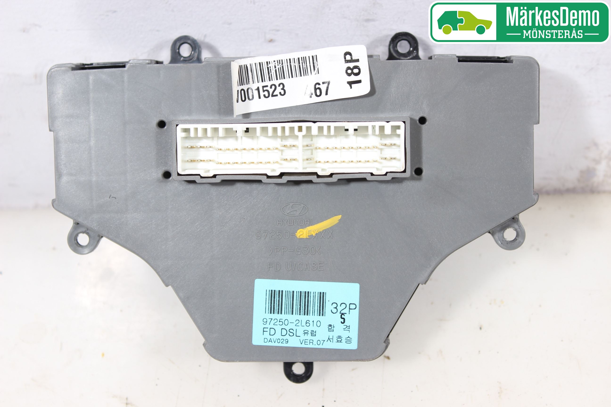 Hyundai i30 FD 07-12 Varme Ac Betjening-Display