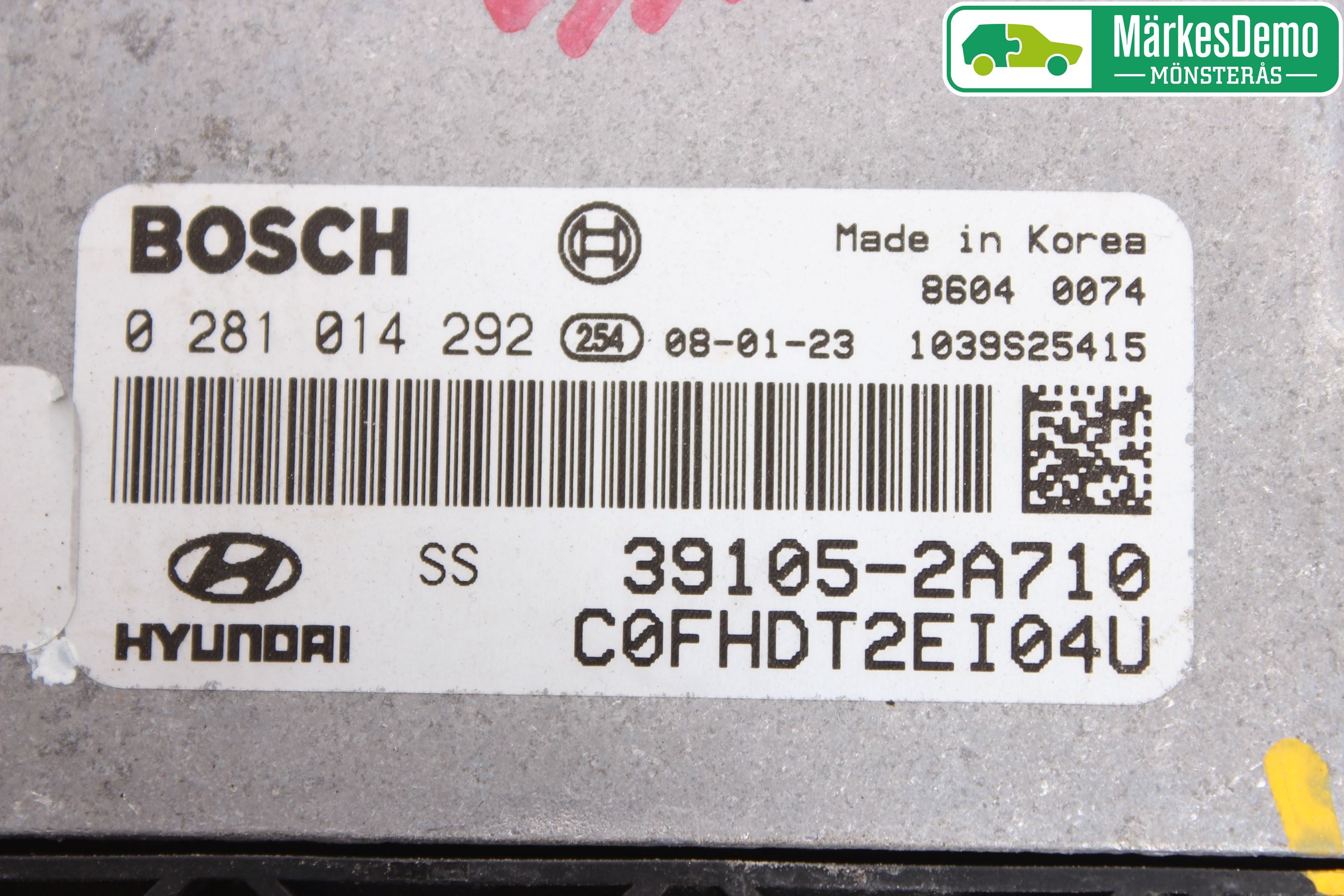 Hyundai i30 FD 07-12 Styreenhet Innsprøytning