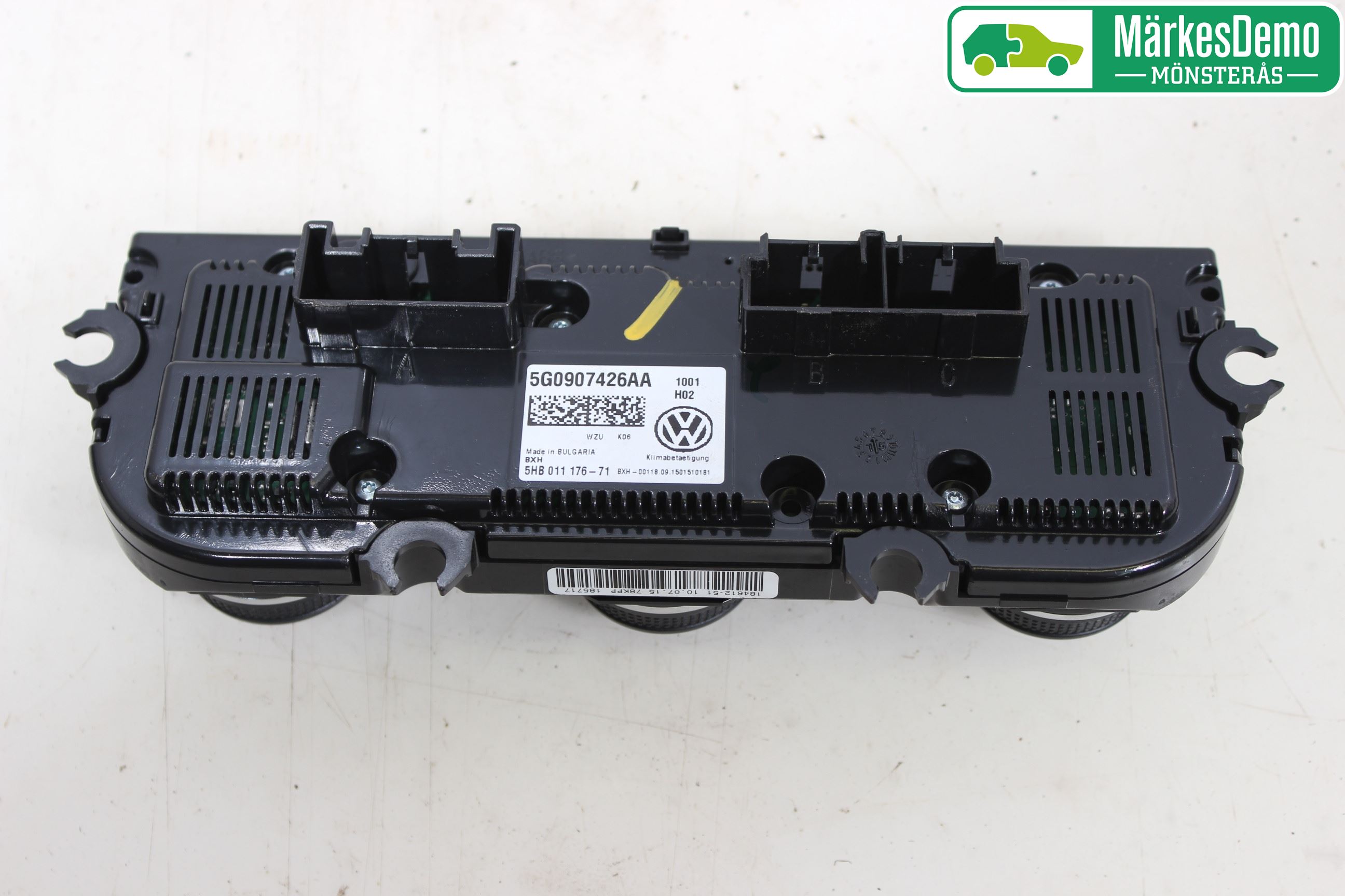 Volkswagen VW GOLF / E-GOLF VII 13-20 Varme Ac Betjening-Display