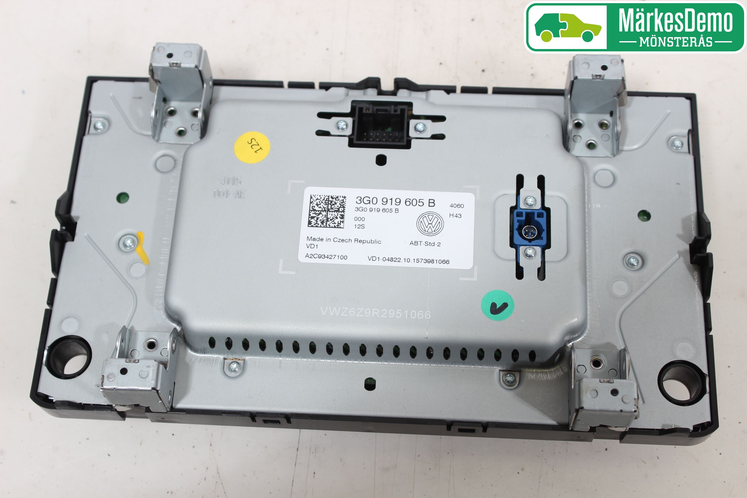 Volkswagen VW GOLF / E-GOLF VII 13-20 Multifunktionsdisplay