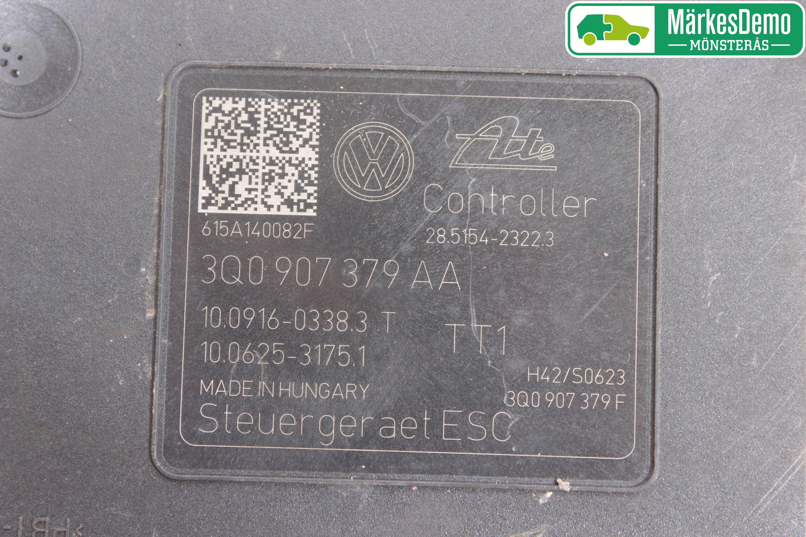 Volkswagen VW GOLF / E-GOLF VII 13-20 Abs Hydraulikkaggregat