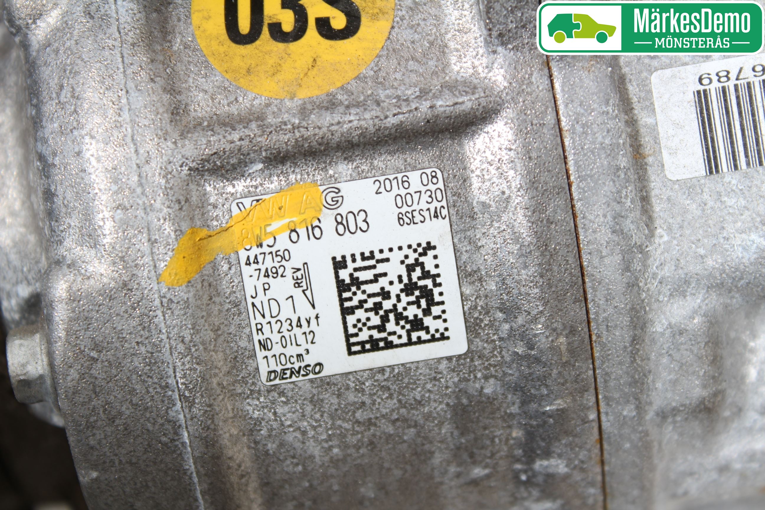 Audi A4/S4 B9 16-19 Varme Ac Kompressor