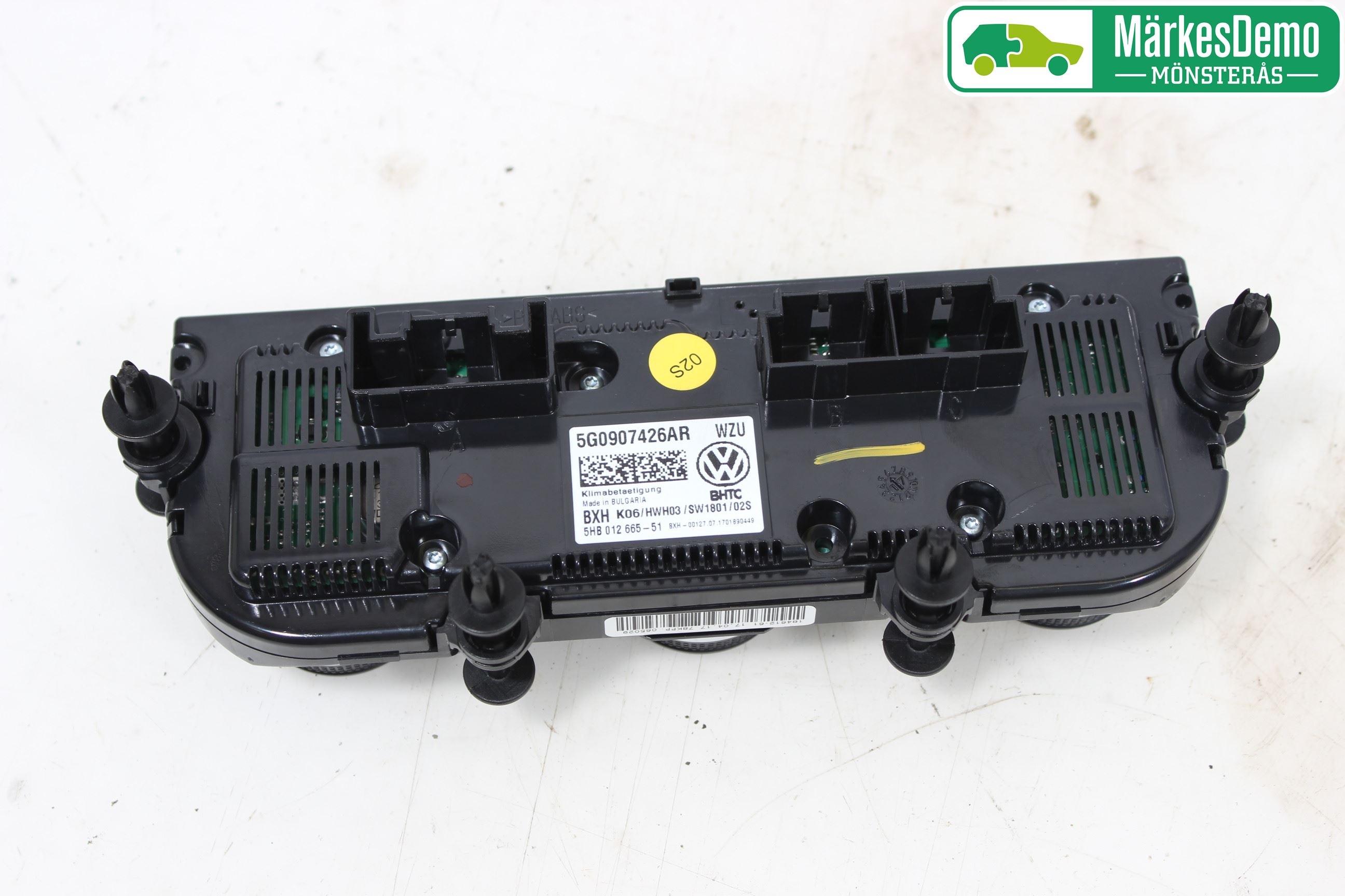 Volkswagen VW GOLF / E-GOLF VII 13-20 Varme Ac Betjening-Display