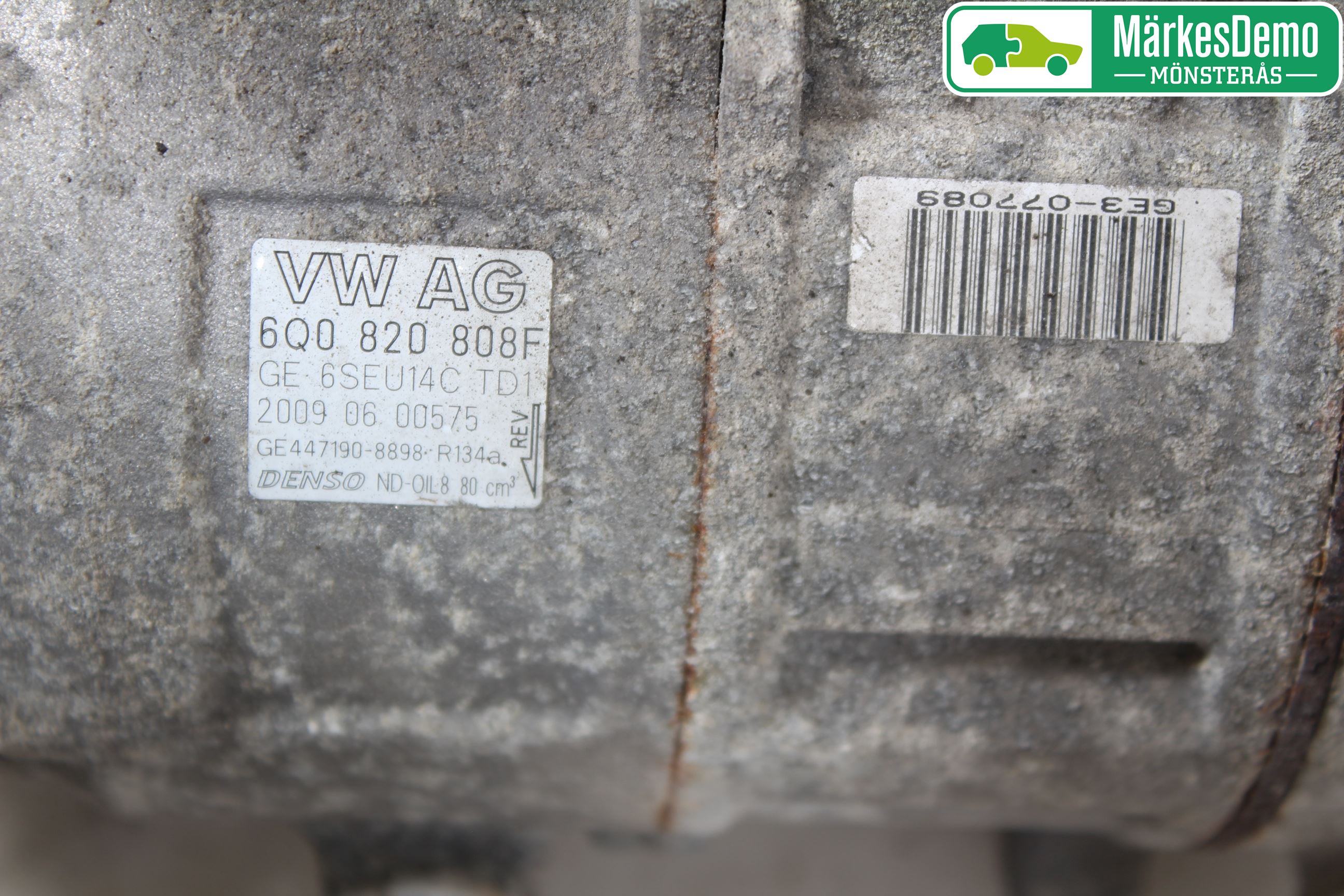 Skoda FABIA 07-14 Varme Ac Kompressor