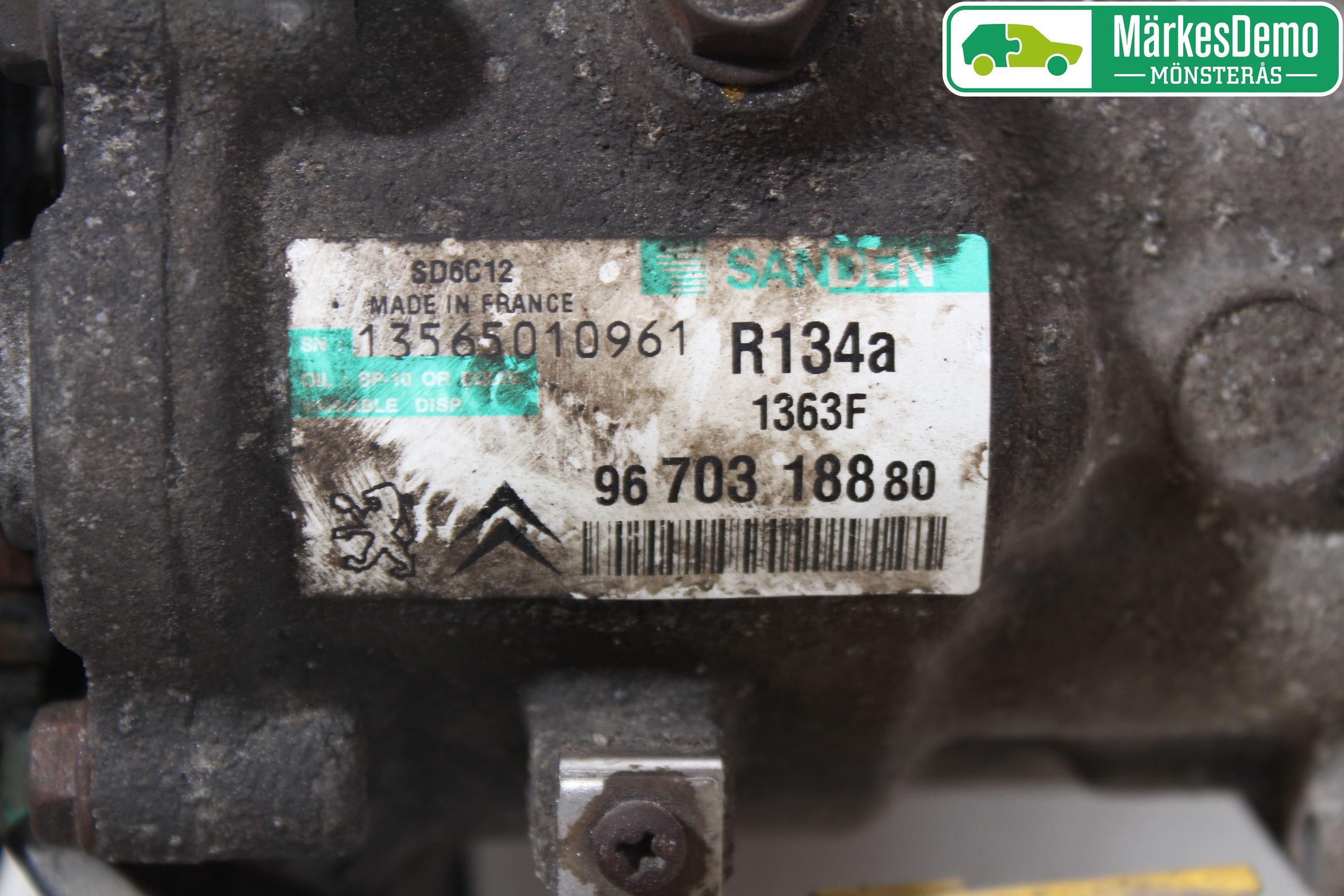 Peugeot PARTNER 08-15 Varme Ac Kompressor