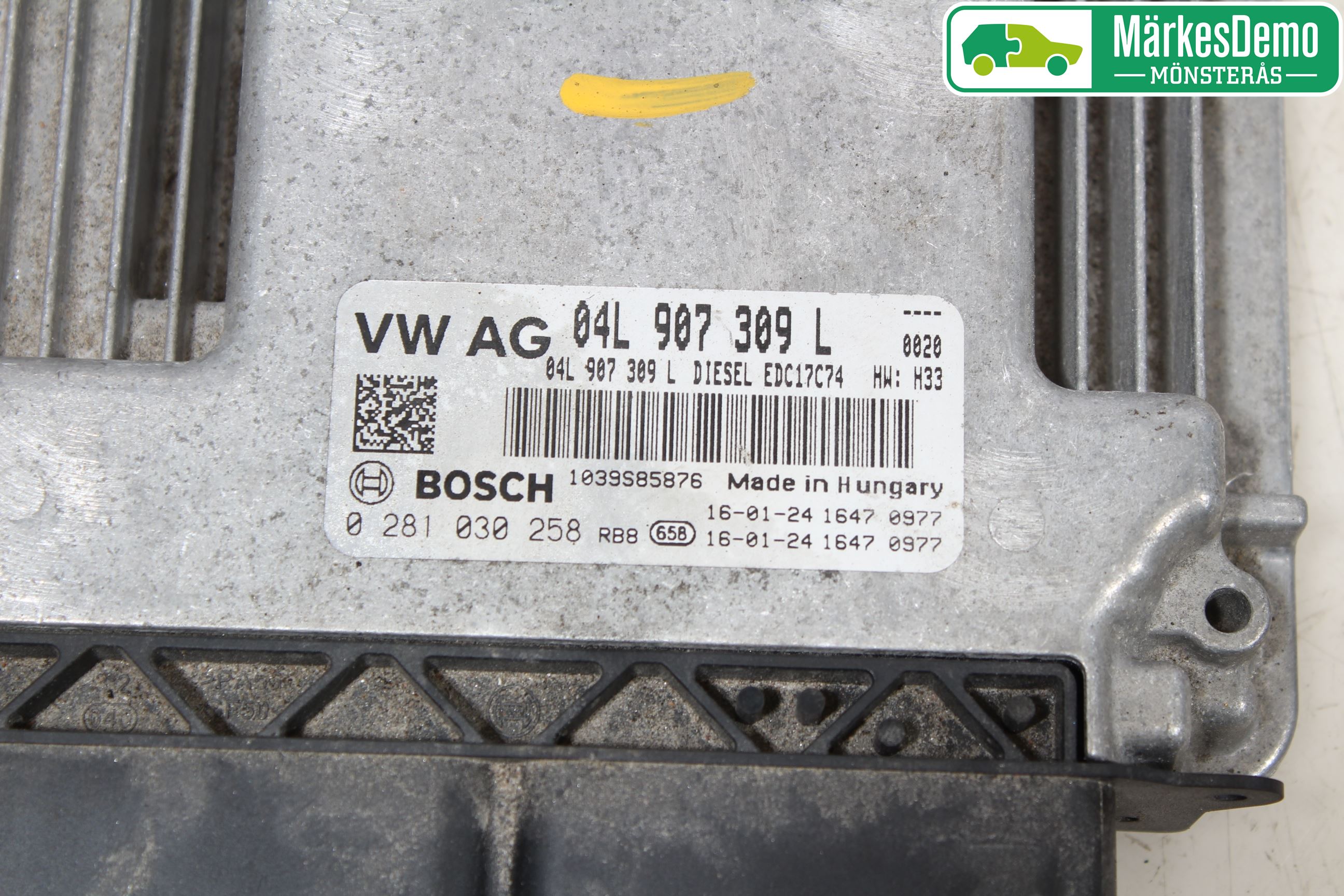 Audi A4/S4 B9 16-19 Styreenhet Innsprøytning