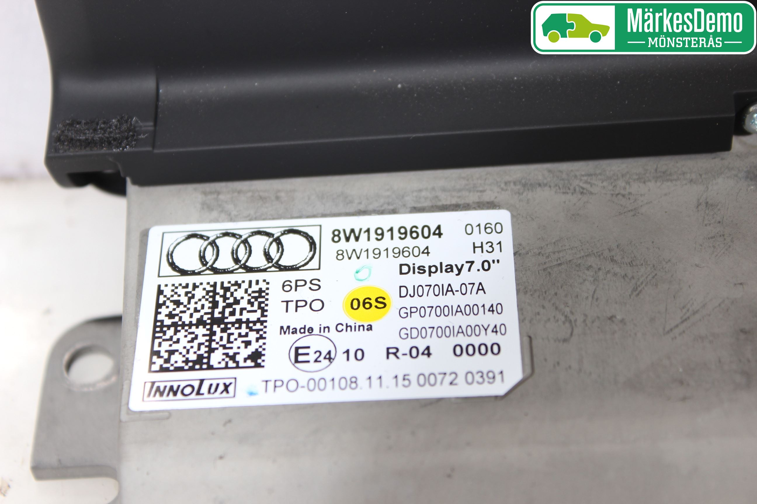 Audi A4/S4 B9 16-19 Instr Varselys - Display