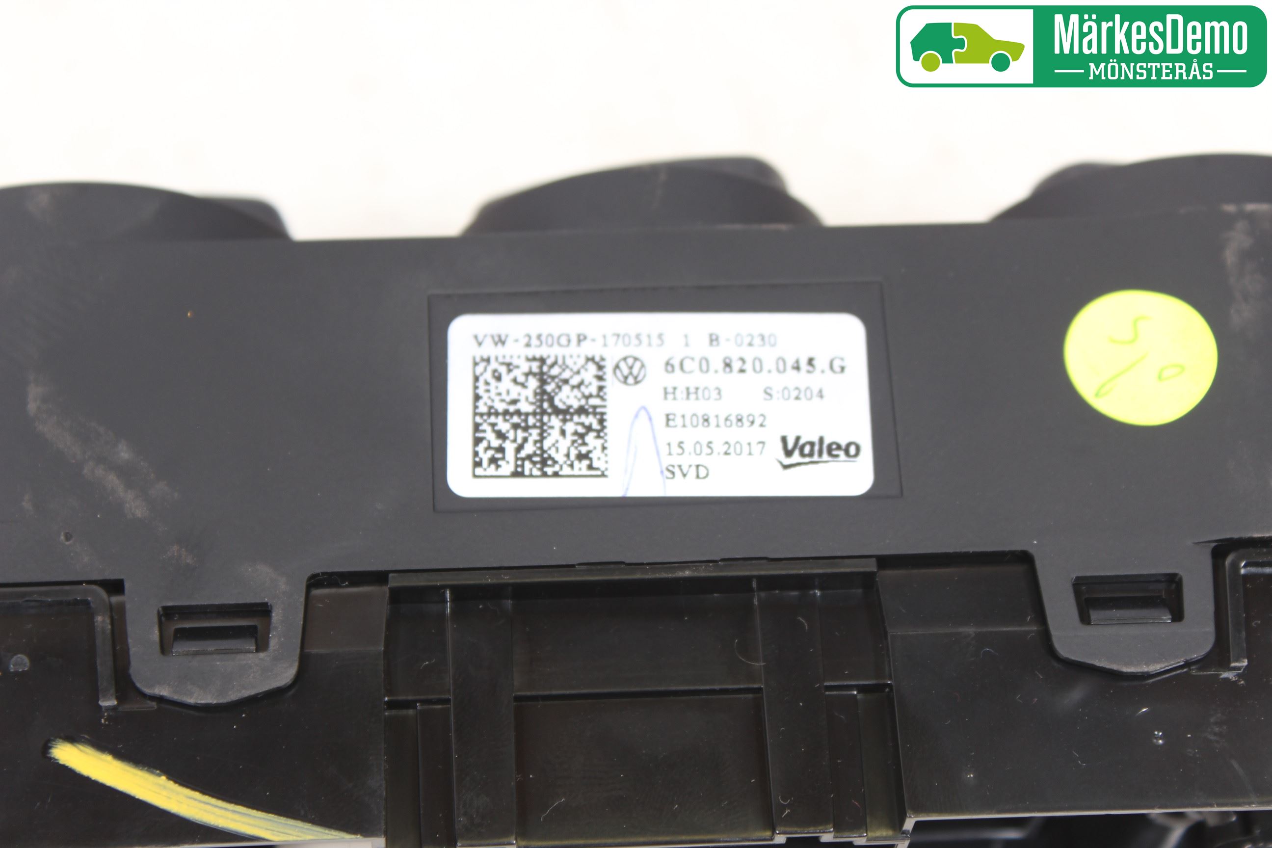 Volkswagen VW POLO 10-17 Varme Ac Betjening-Display