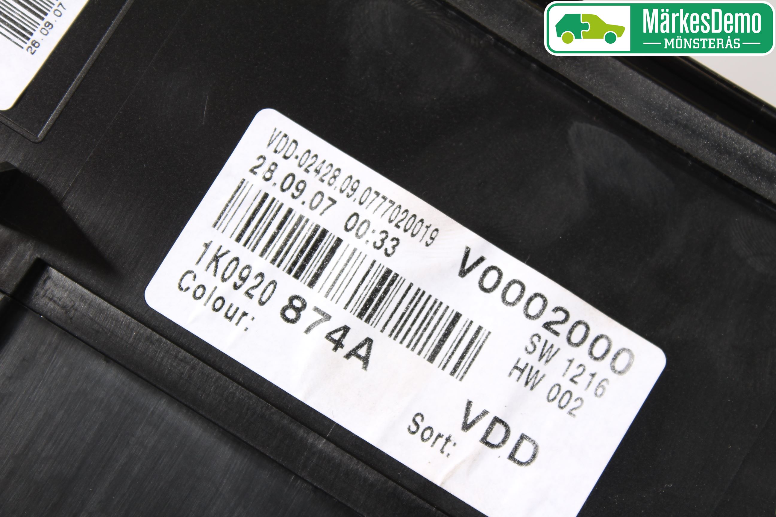 Volkswagen VW GOLF V 04-09 Instr Kombinert