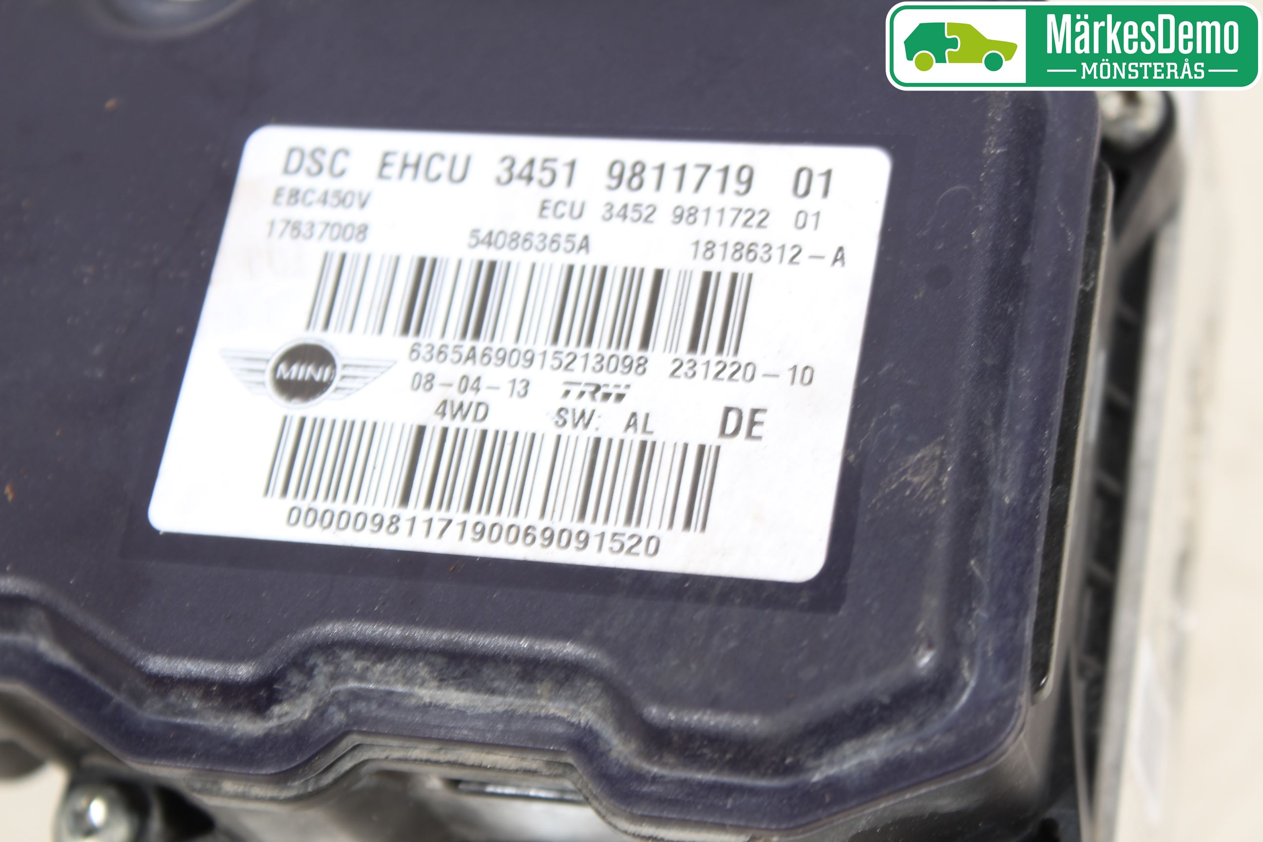 Mini COUPE R56 05-14 Abs Hydraulikkaggregat