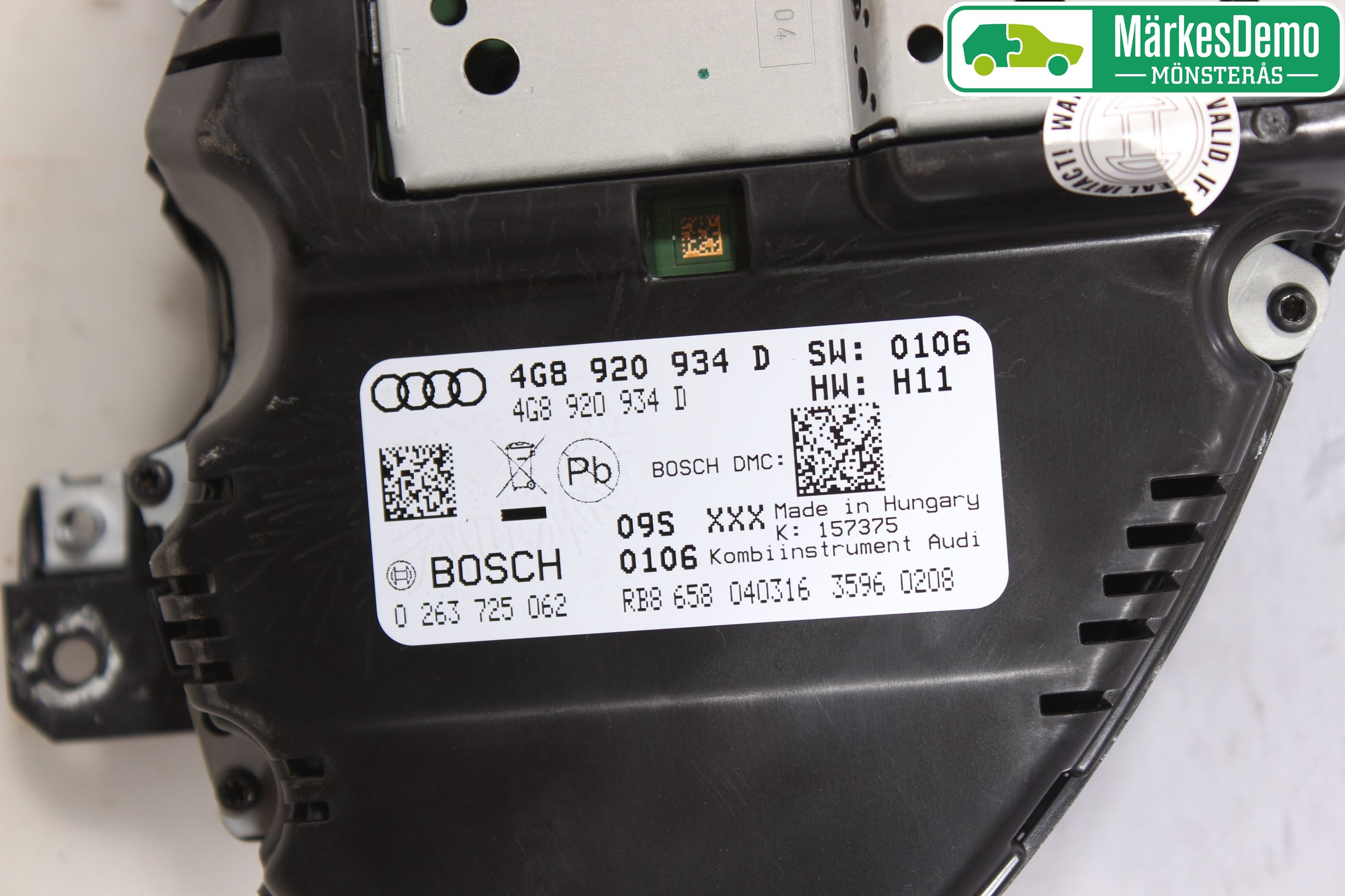Audi A6/S6 4G 11-18 Instr Kombinert