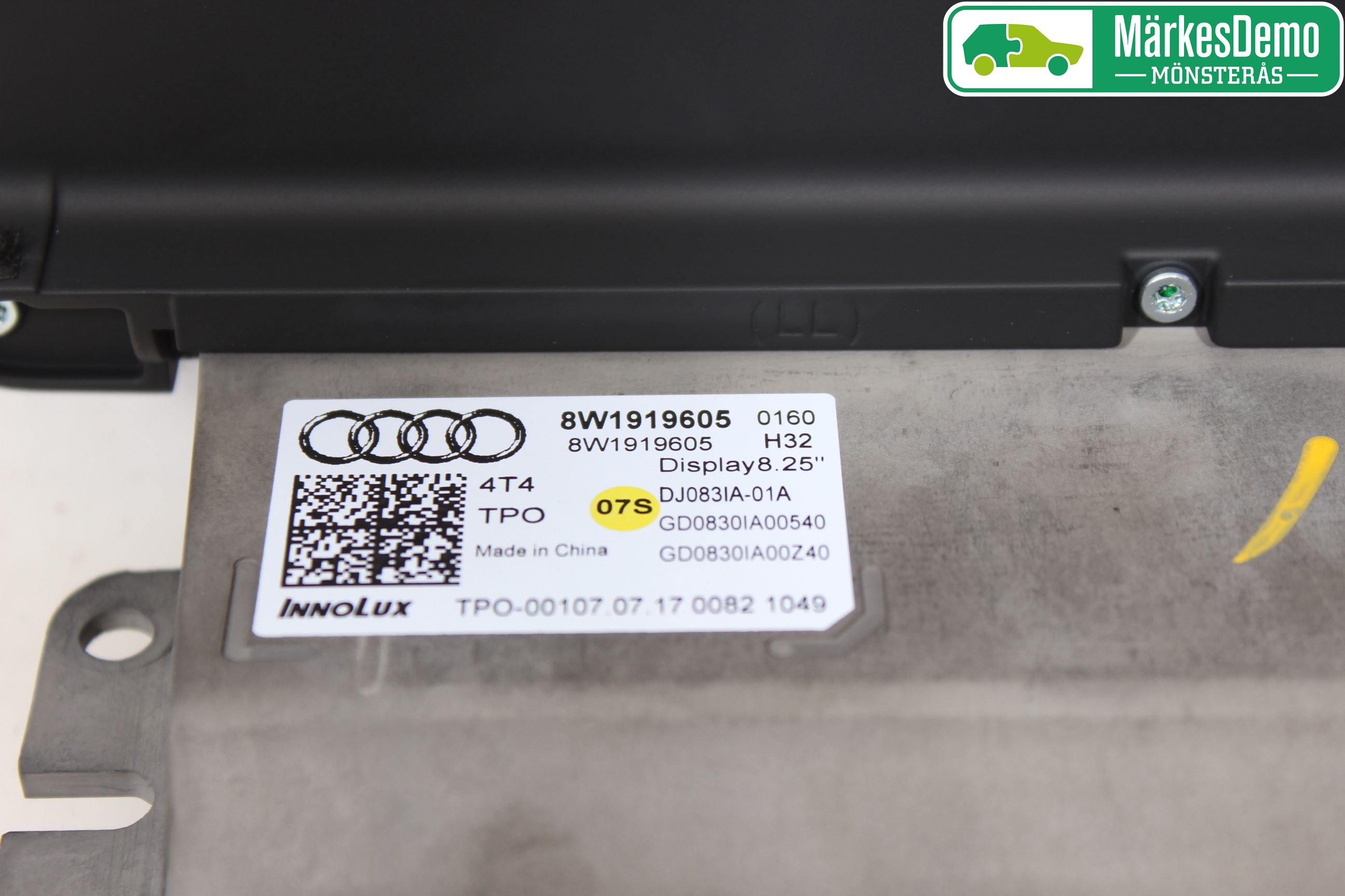Audi A4/S4 B9 16-19 Multifunktionsdisplay