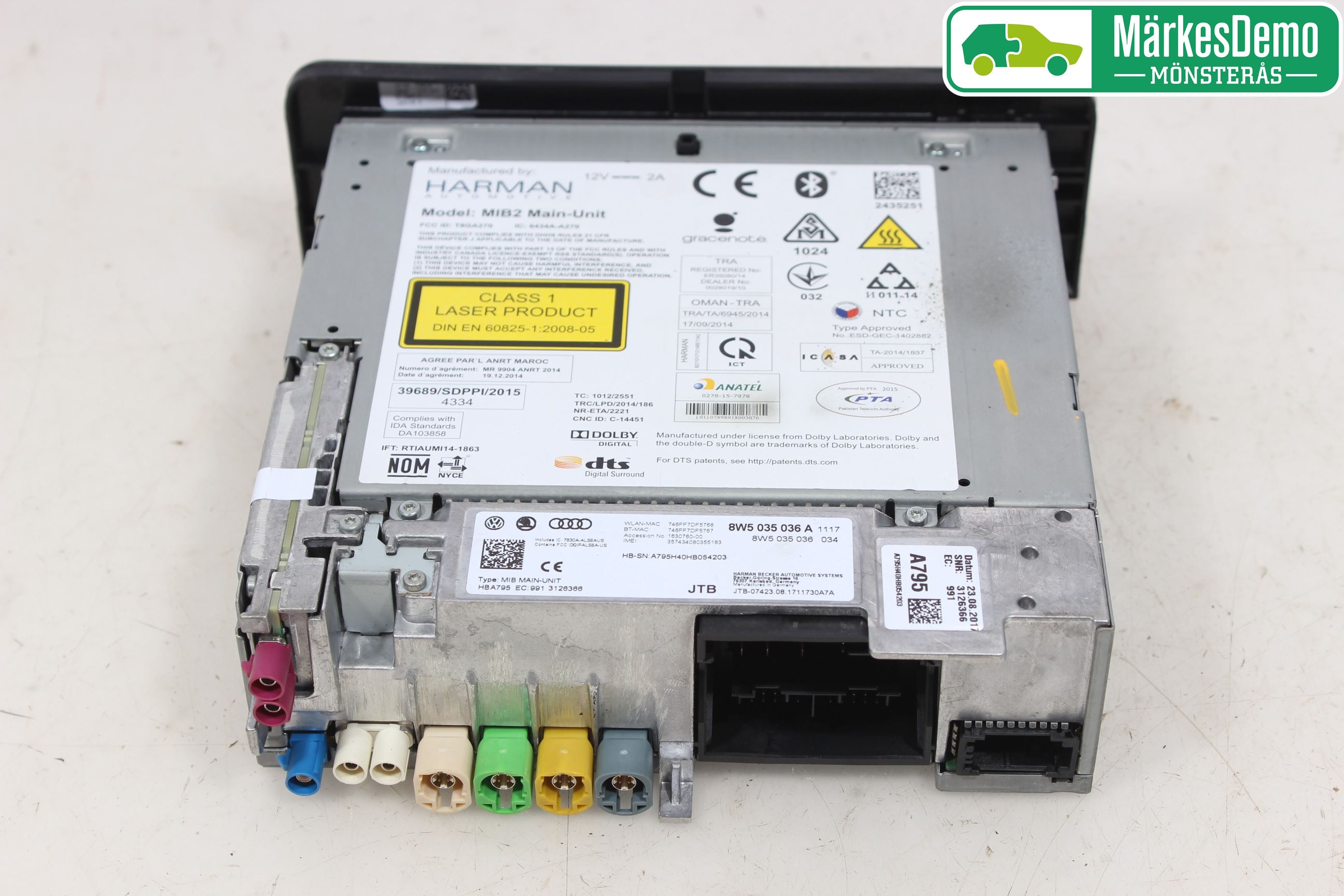 Audi A4/S4 B9 16-19 Stereo Radio