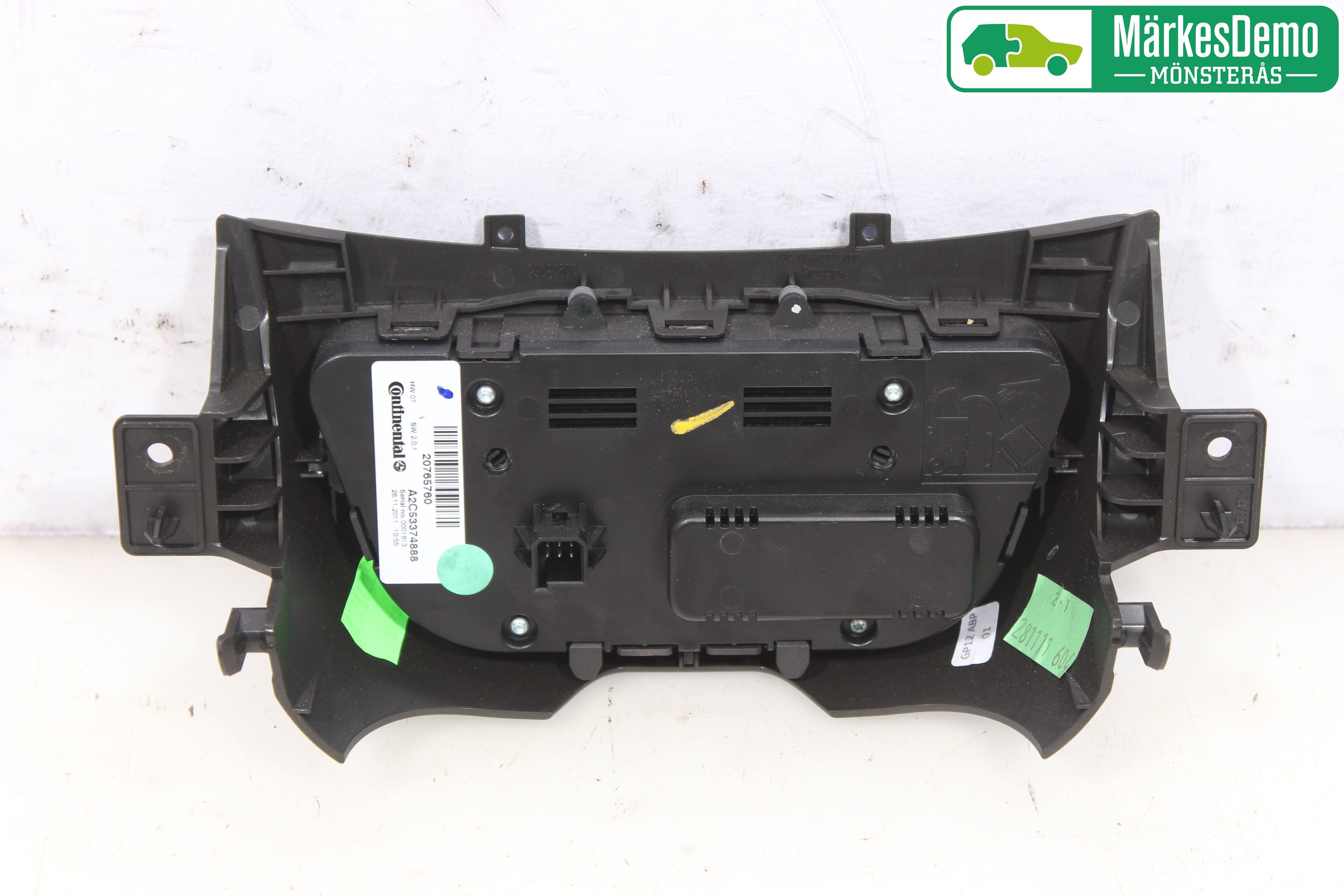 Opel ZAFIRA C 12-19 Varme Ac Betjening-Display