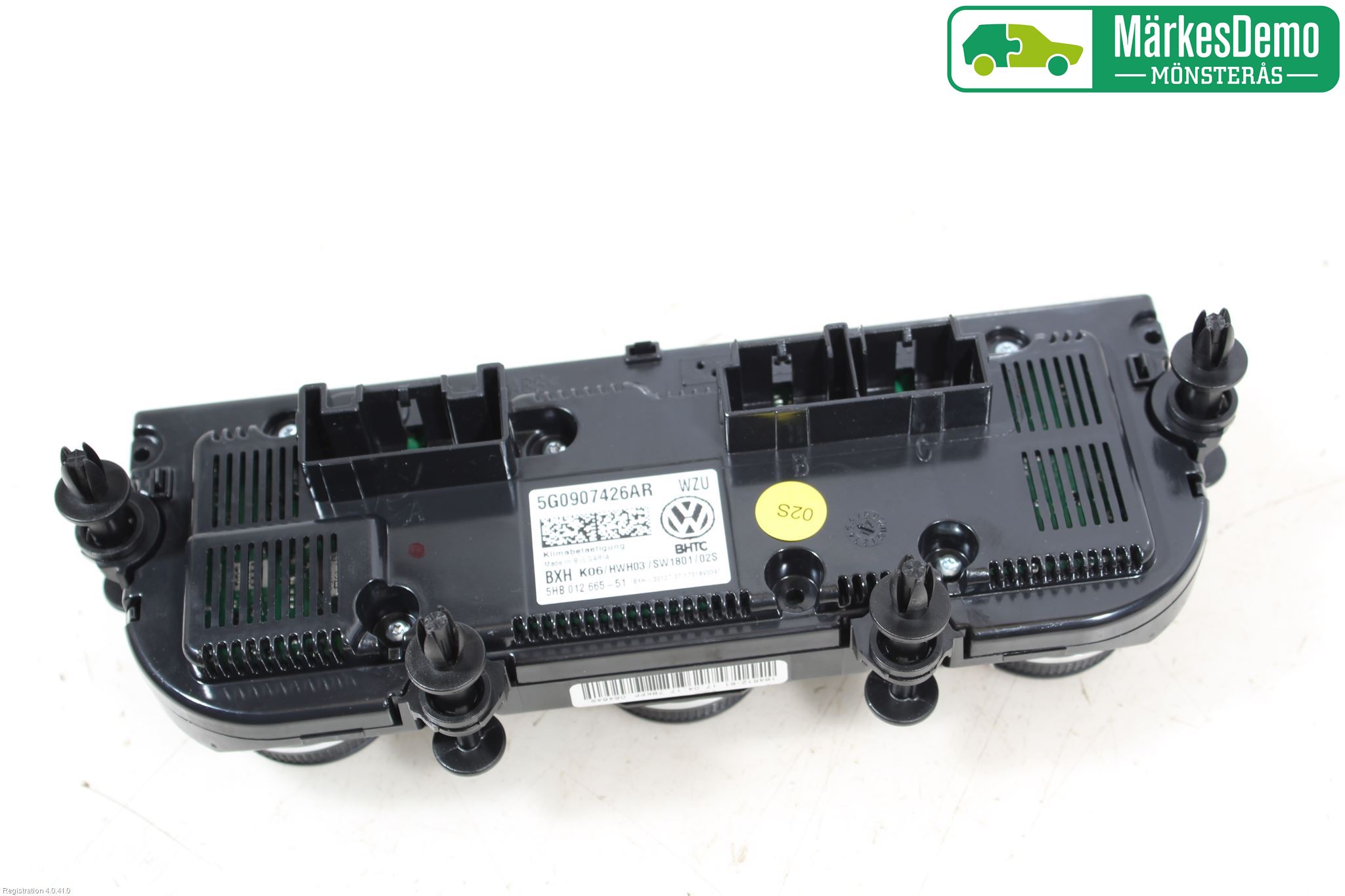 Volkswagen VW GOLF / E-GOLF VII 13-20 Varme Ac Betjening-Display