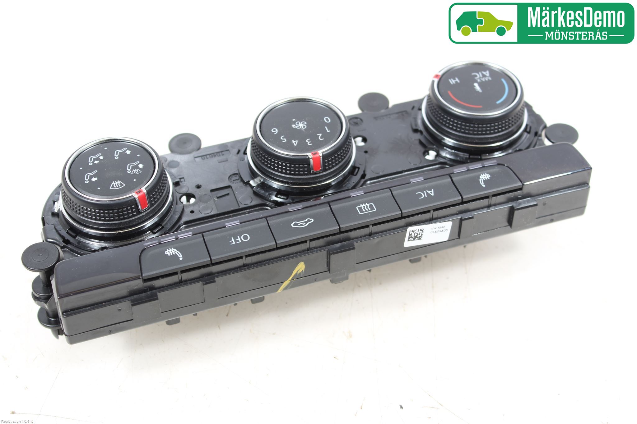 Volkswagen VW GOLF / E-GOLF VII 13-20 Varme Ac Betjening-Display