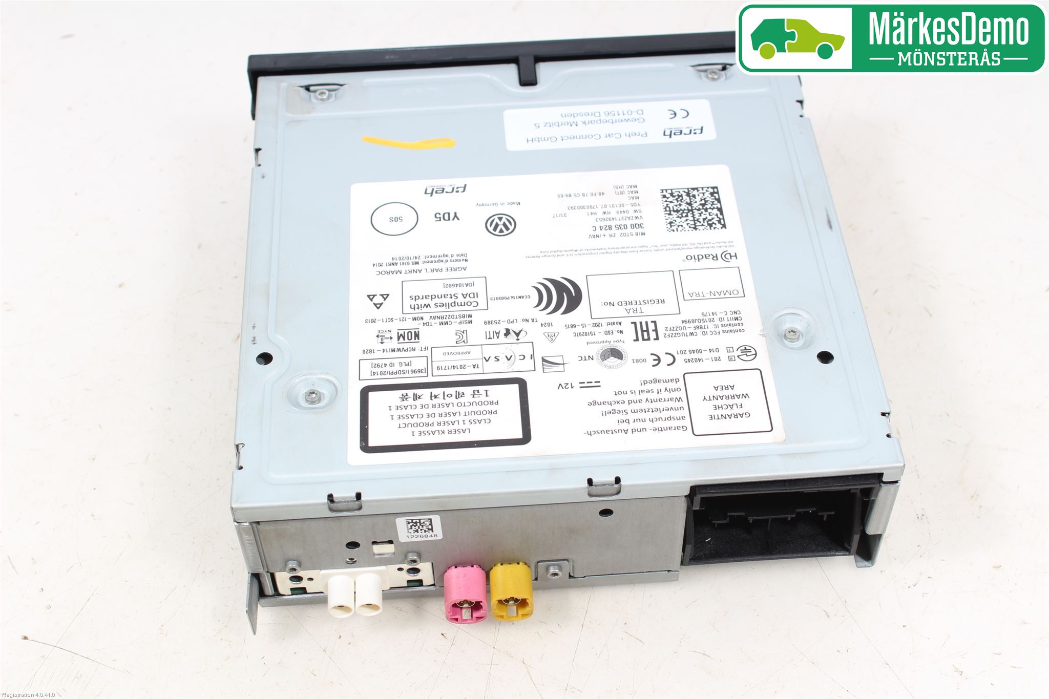 Volkswagen VW GOLF / E-GOLF VII 13-20 Stereo Radio
