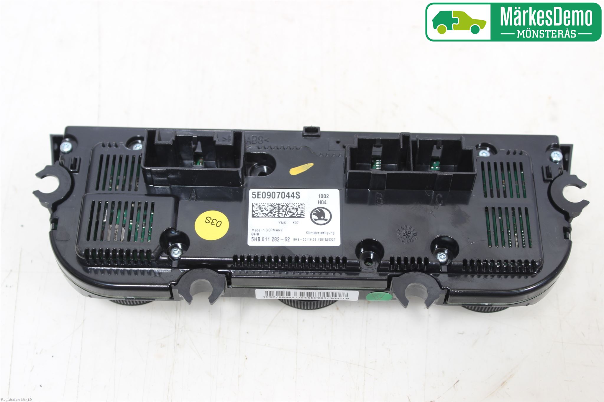 Skoda OCTAVIA (5E) 13-20 Varme Ac Betjening-Display
