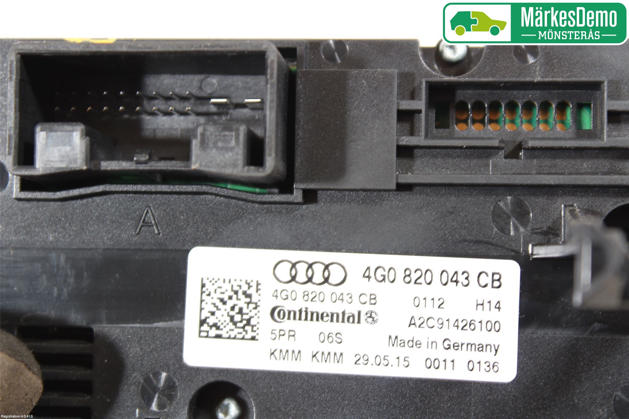 Audi A6/S6 4G 11-18 Varme Ac Betjening-Display