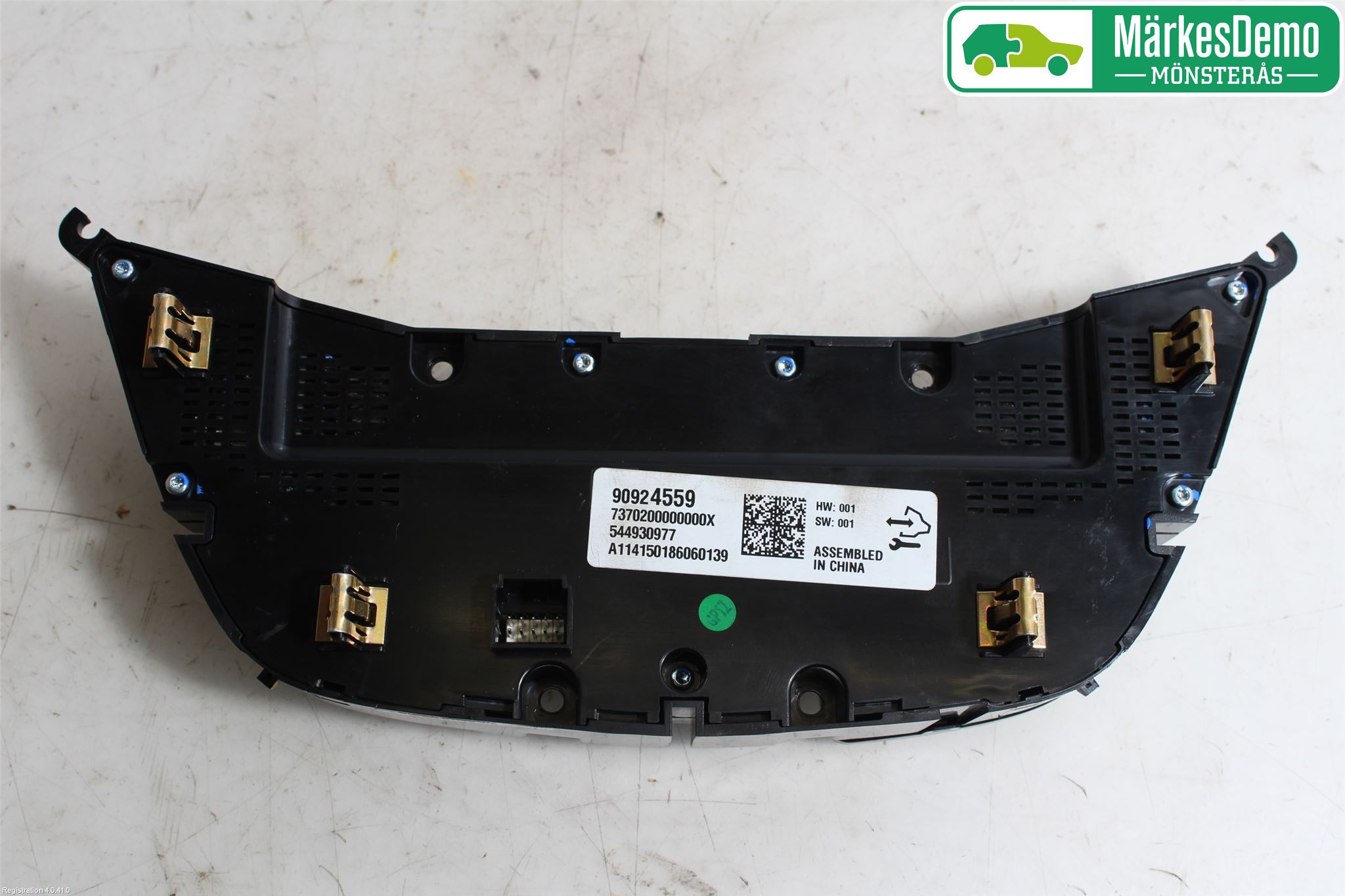 Opel INSIGNIA 09-16 Varme Ac Betjening-Display