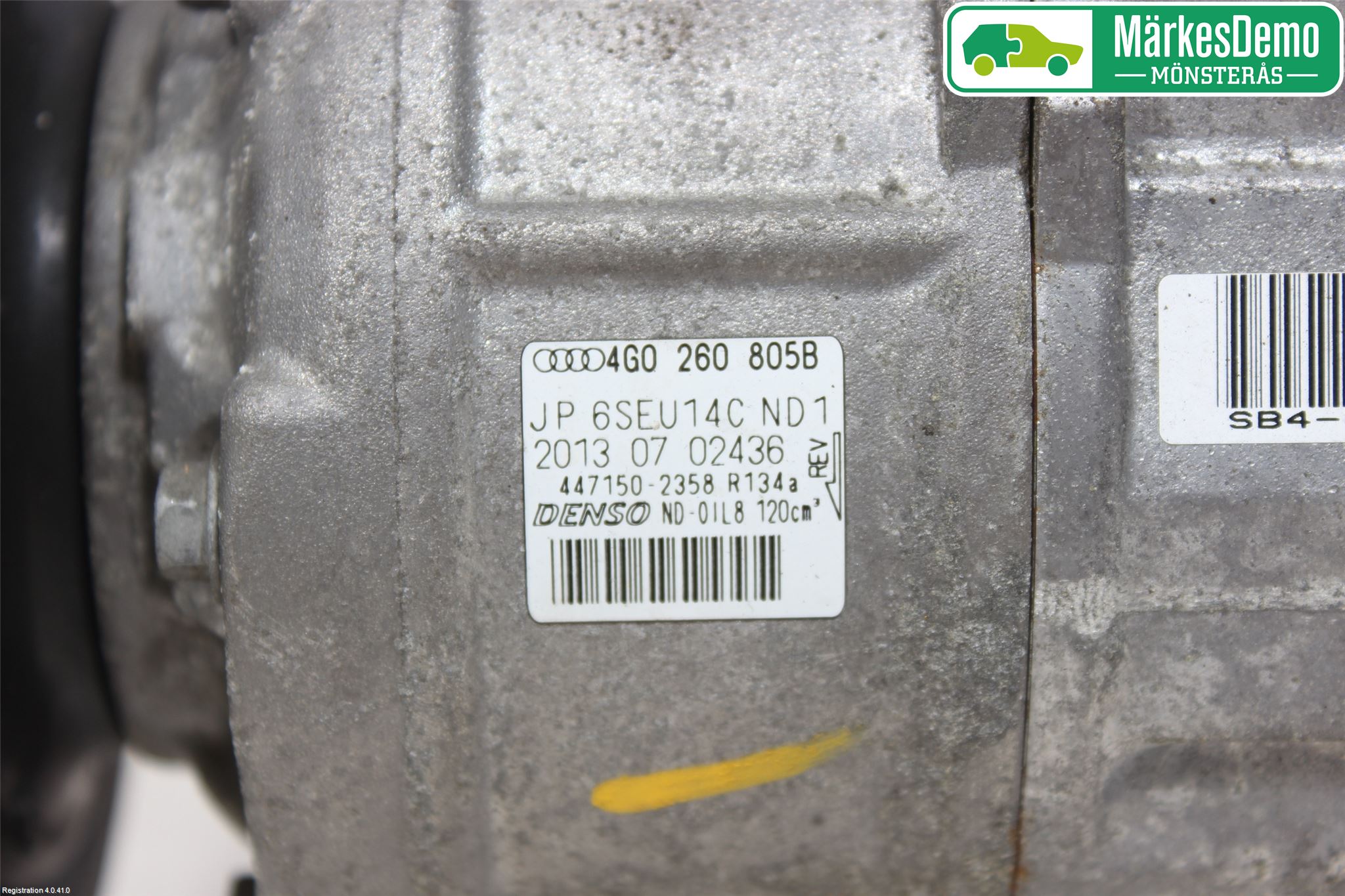 Audi A6 ALLROAD 12-18 Varme Ac Kompressor