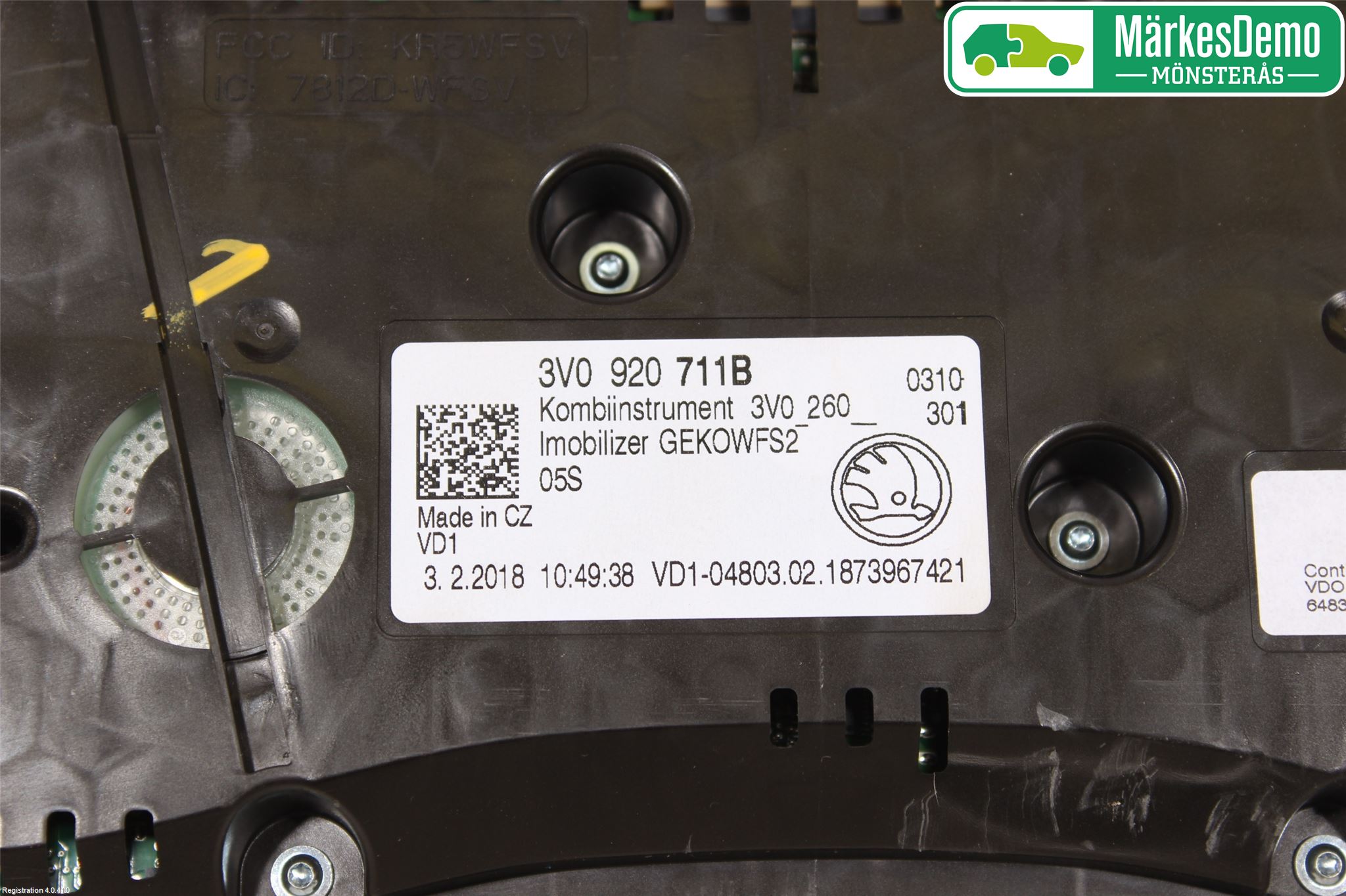 Skoda SUPERB 16-24 Instr Kombinert