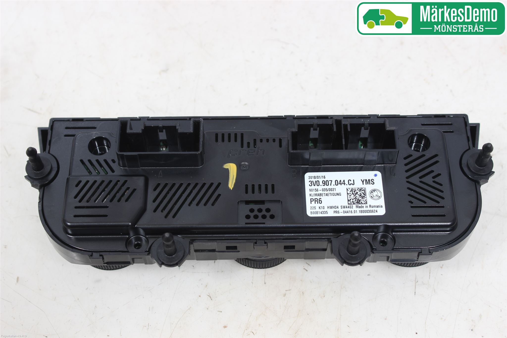 Skoda SUPERB 16-24 Varme Ac Betjening-Display